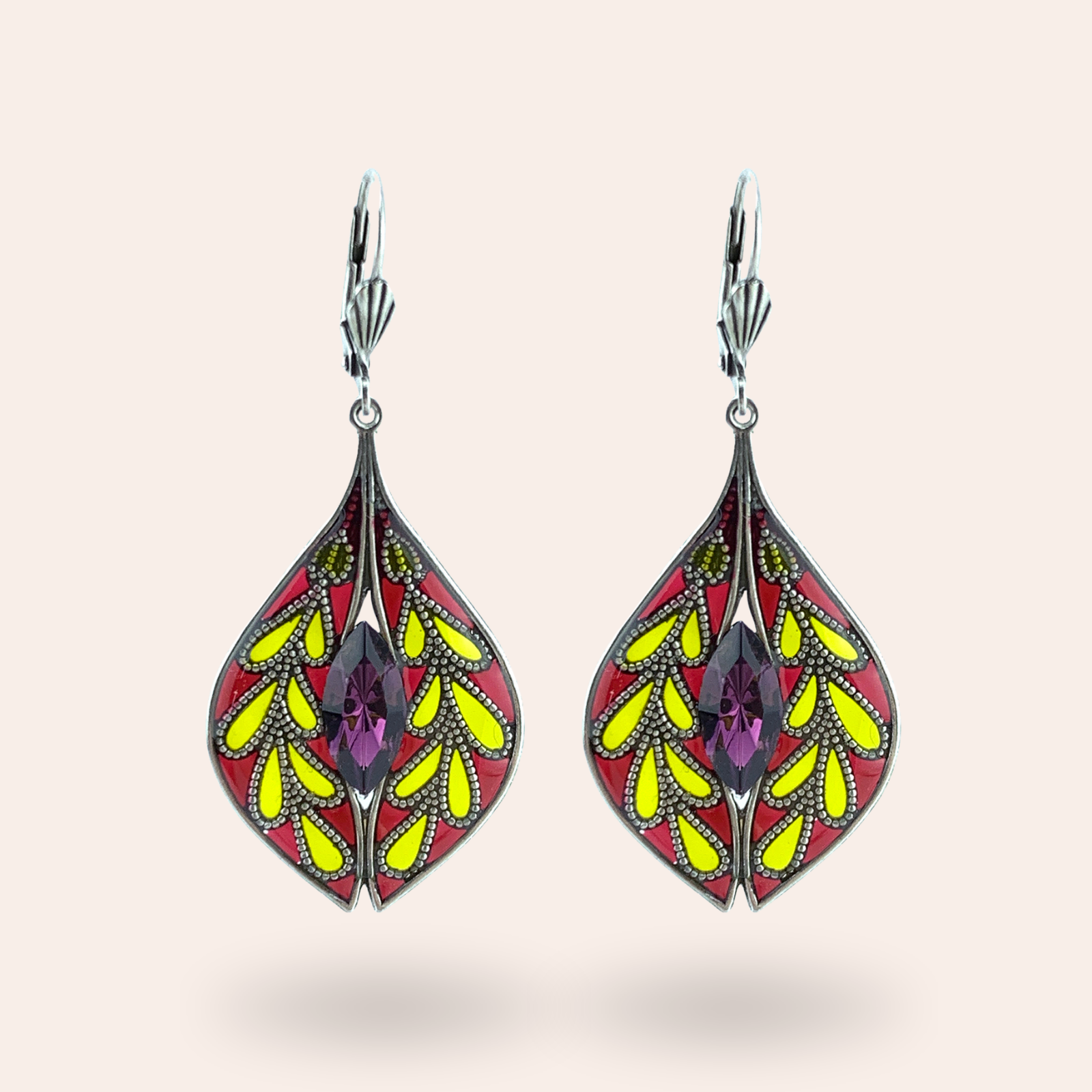 Boucles d'oreilles Gentiane