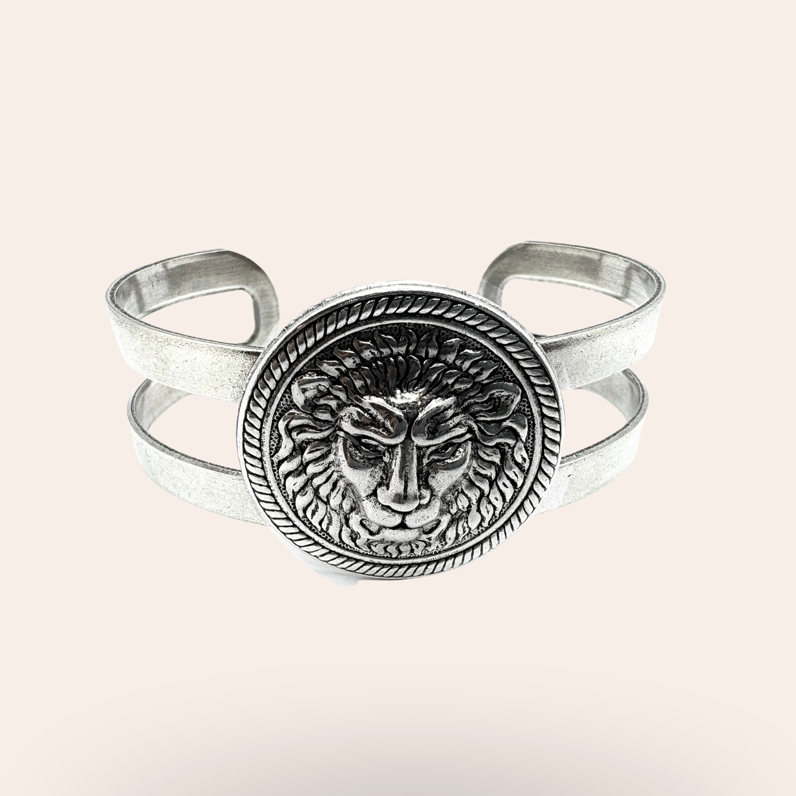 Bracelet Lion Argenté