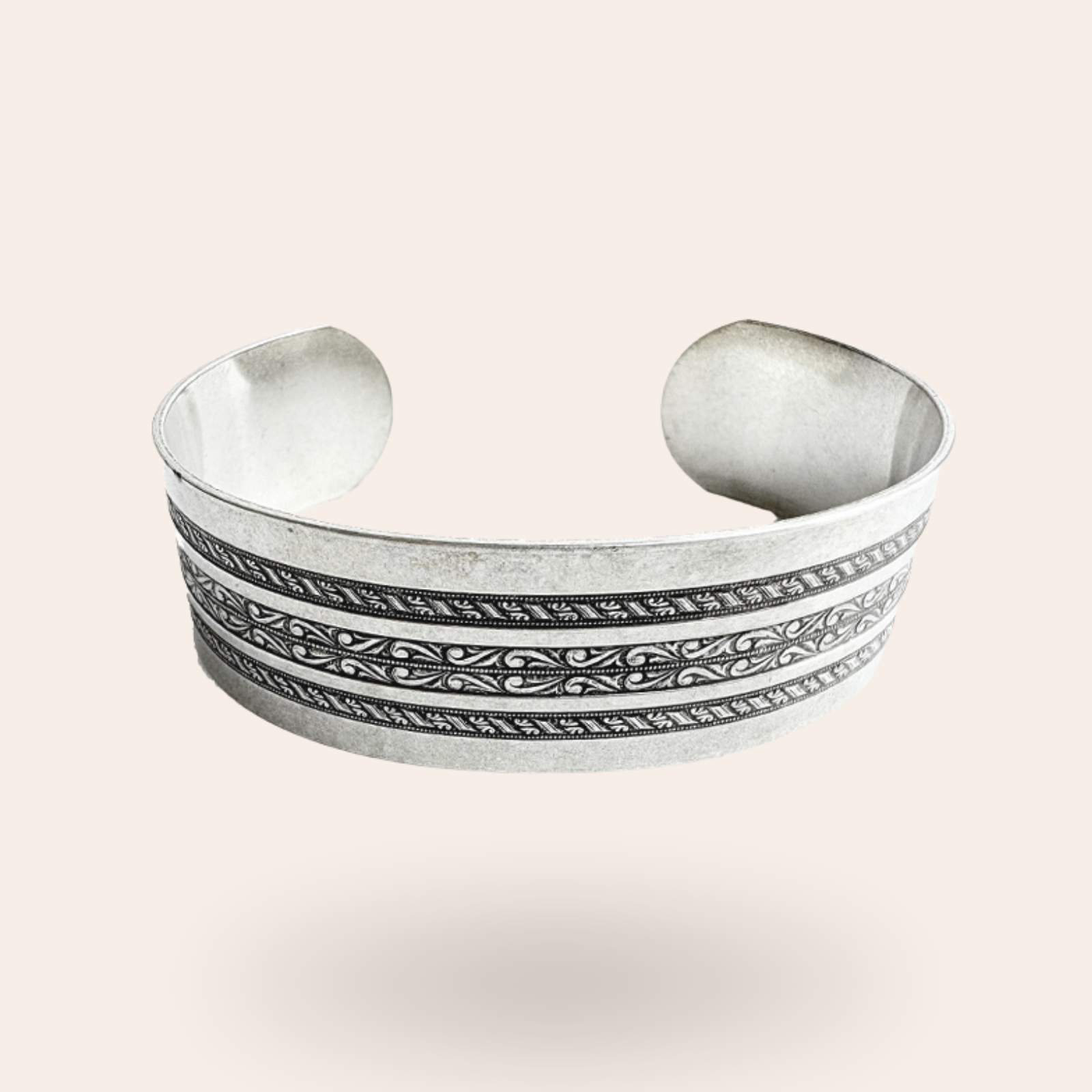 Bracelet Rainure Argenté