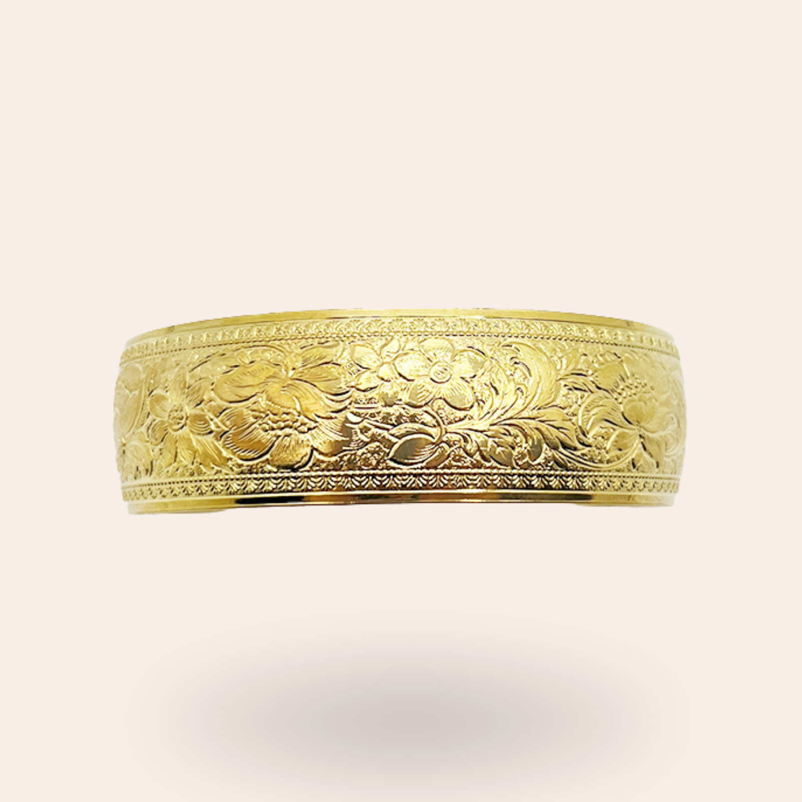 Bracelet Gravure Doré