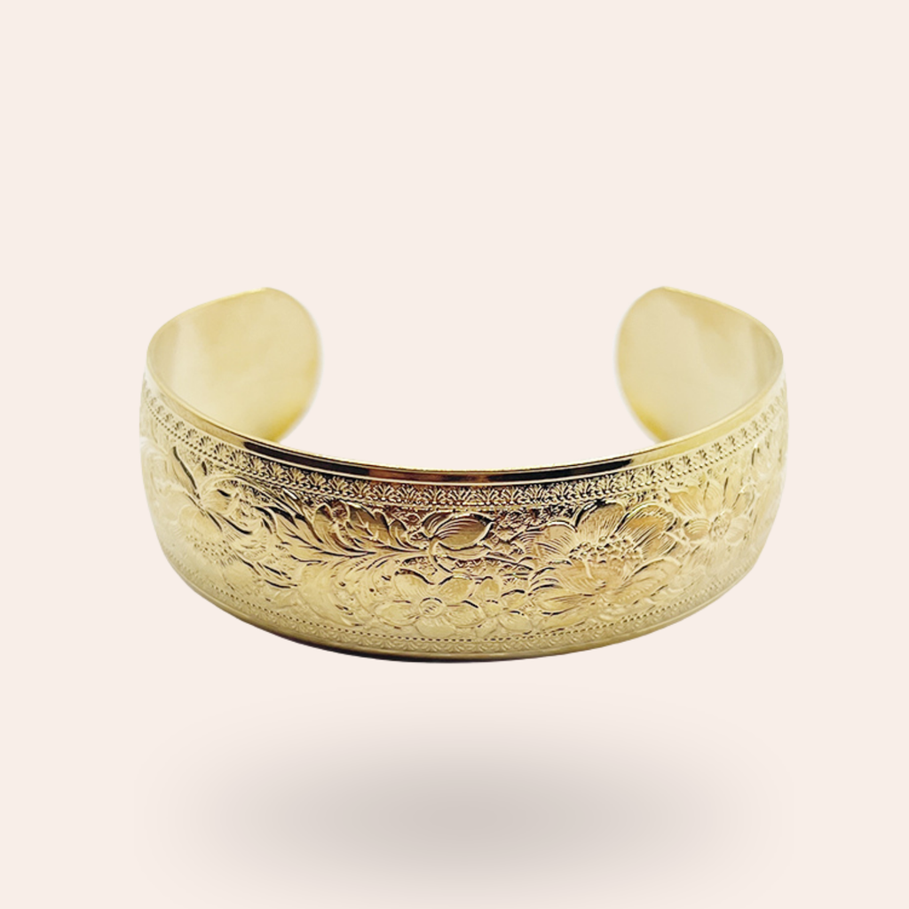 Bracelet Gravure Doré