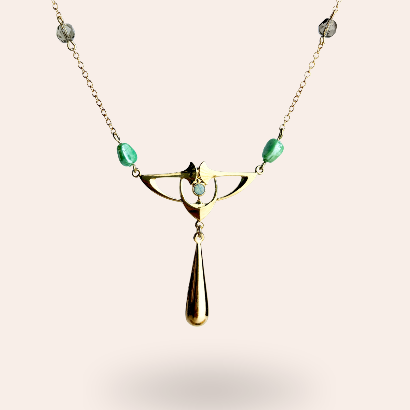 Collier Belle époque Doré