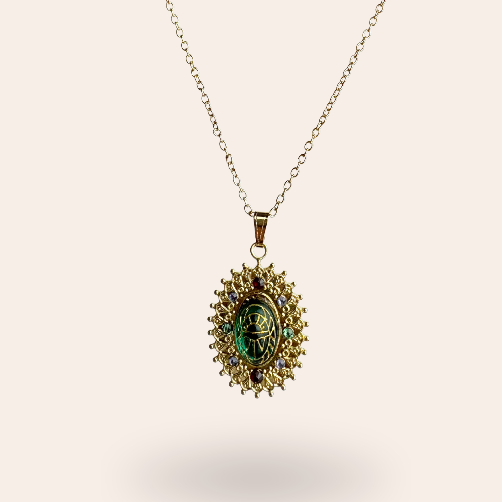 Collier Lucane Doré