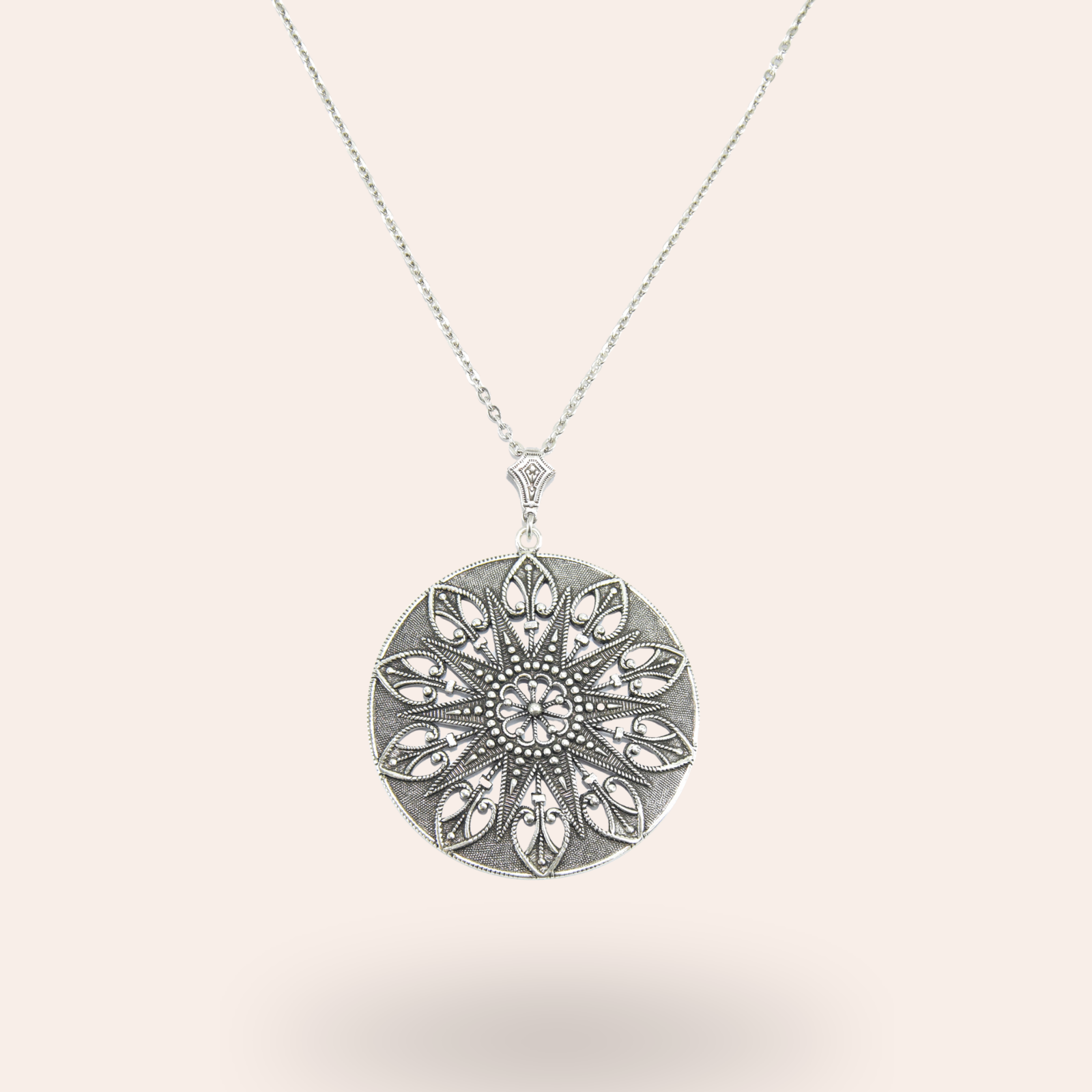 Collier Lyreto Argenté