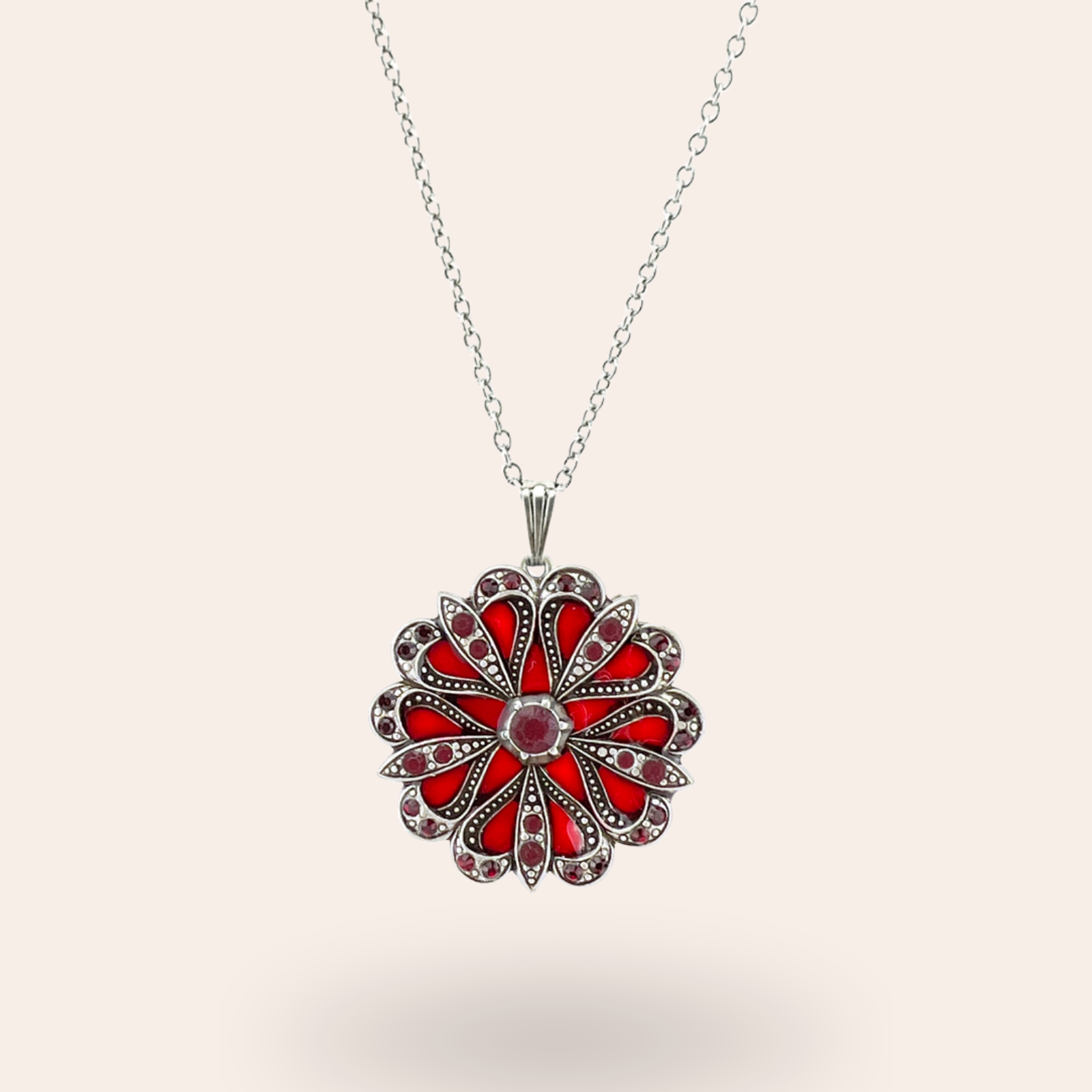 Collier Flore Argenté