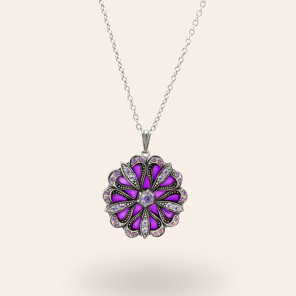 Collier Flore Argenté