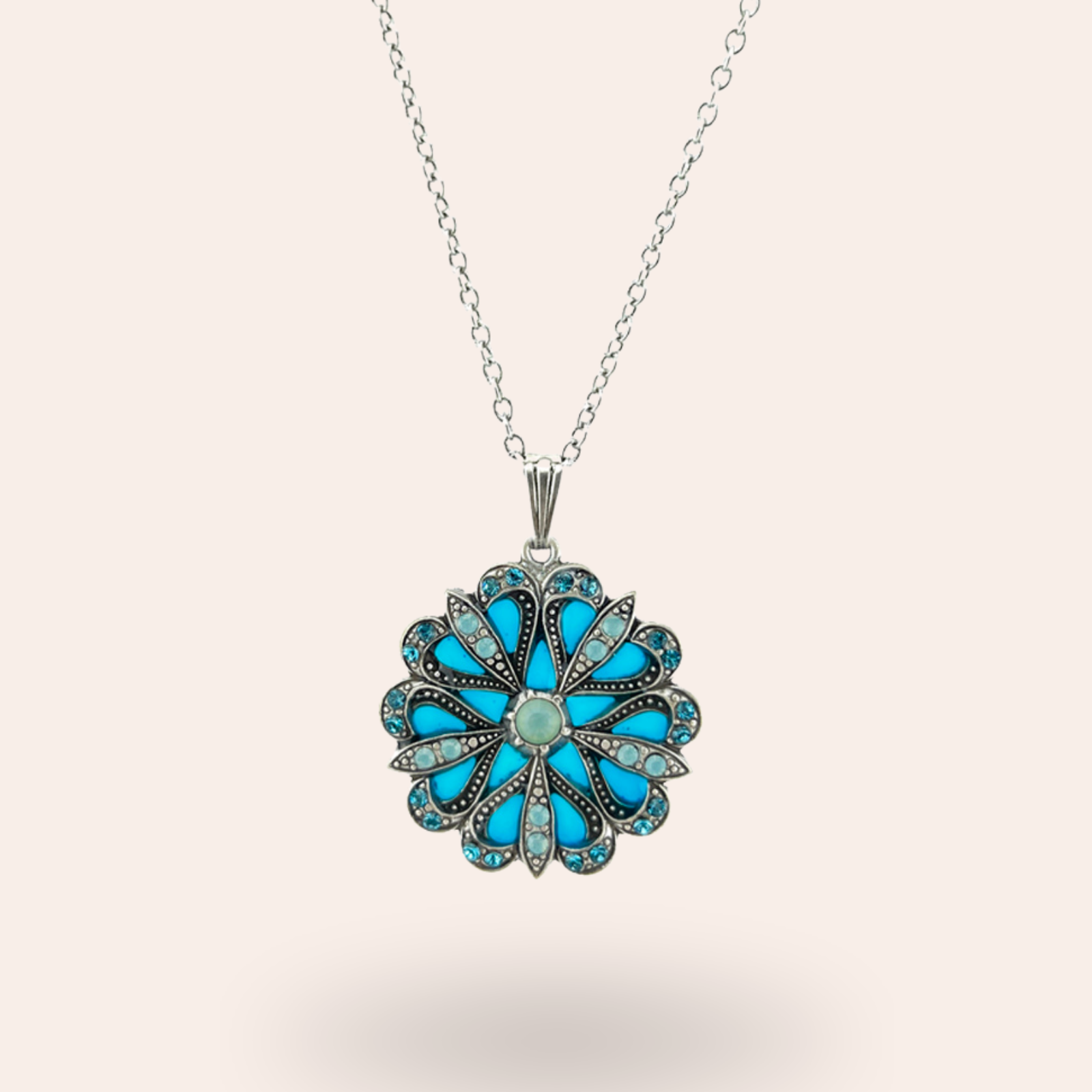 Collier Flore Argenté