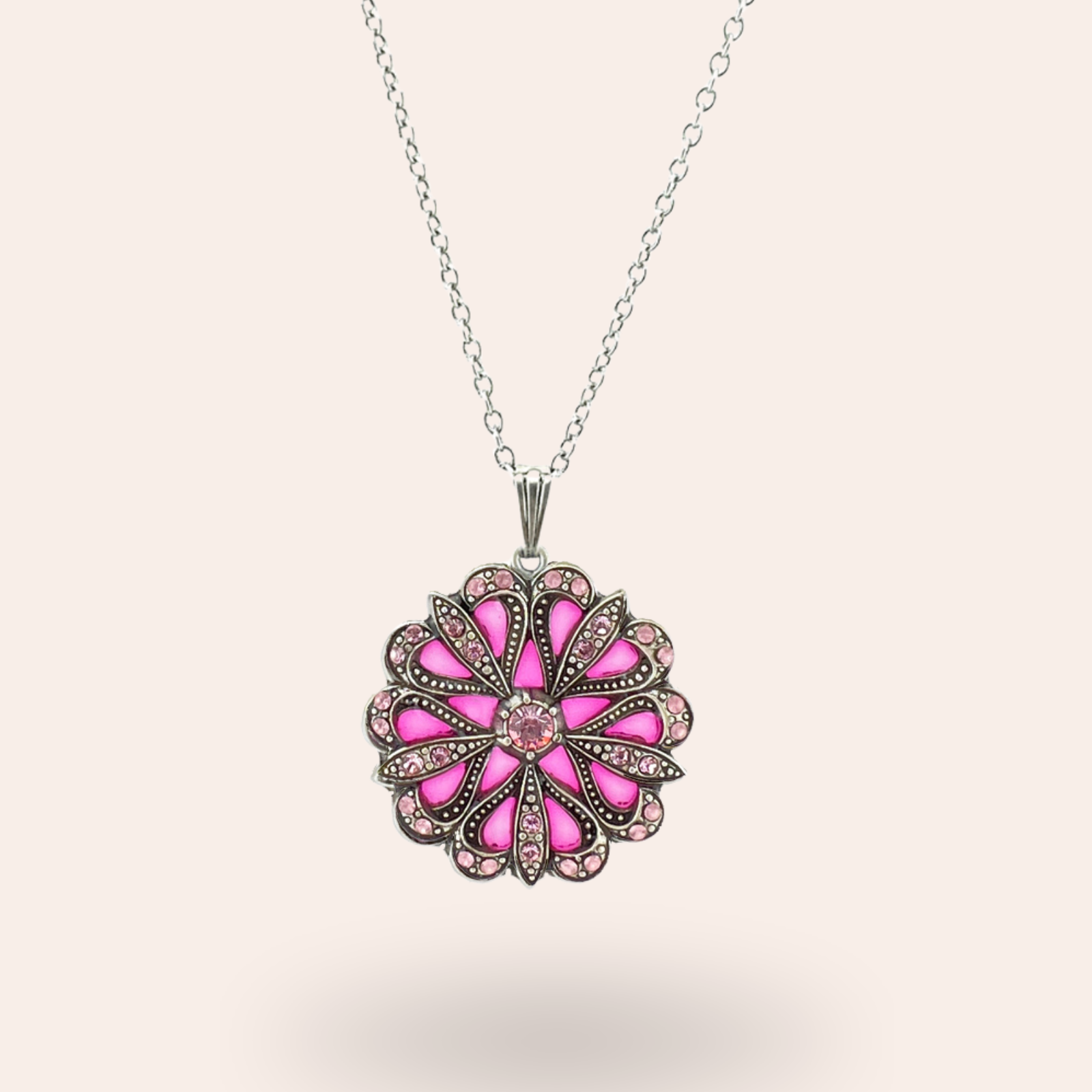 Collier Flore Argenté