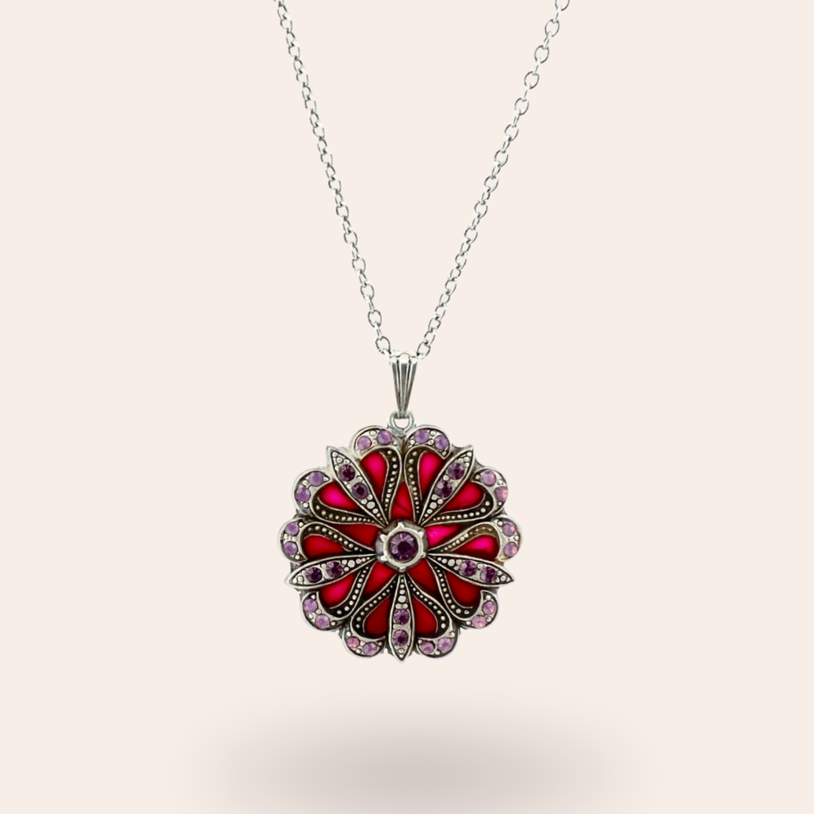 Collier Flore Argenté