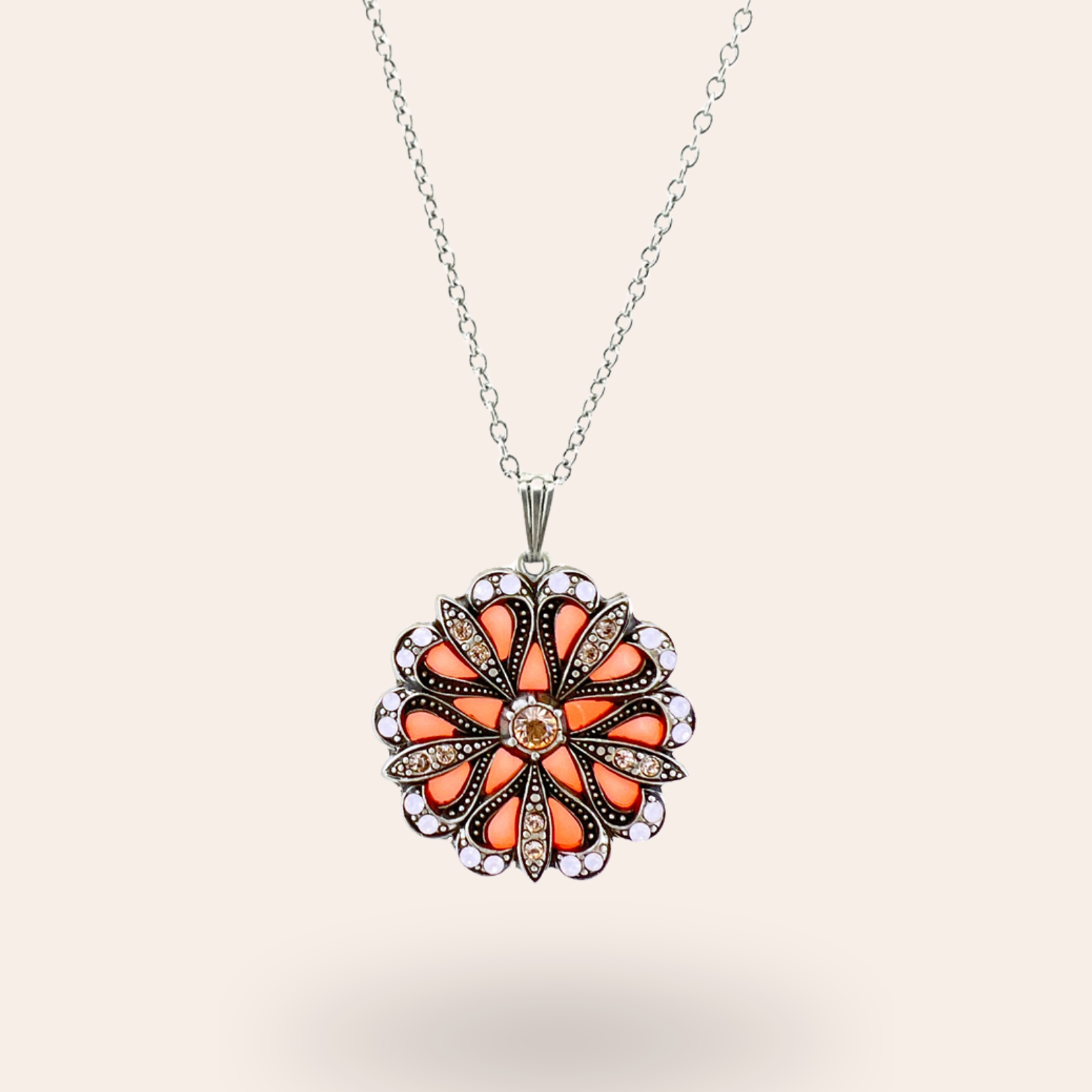 Collier Flore Argenté