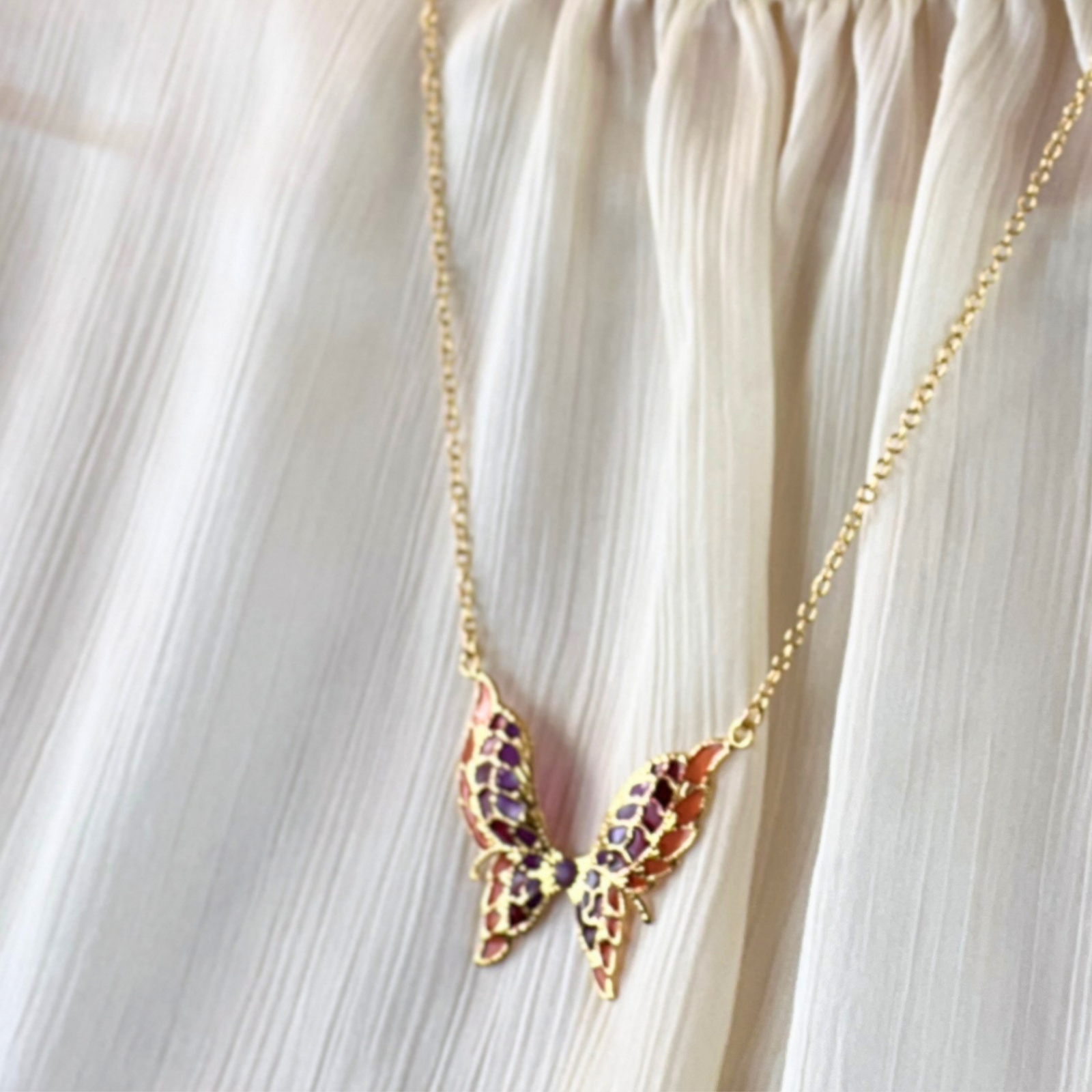 Collier Papilio Doré