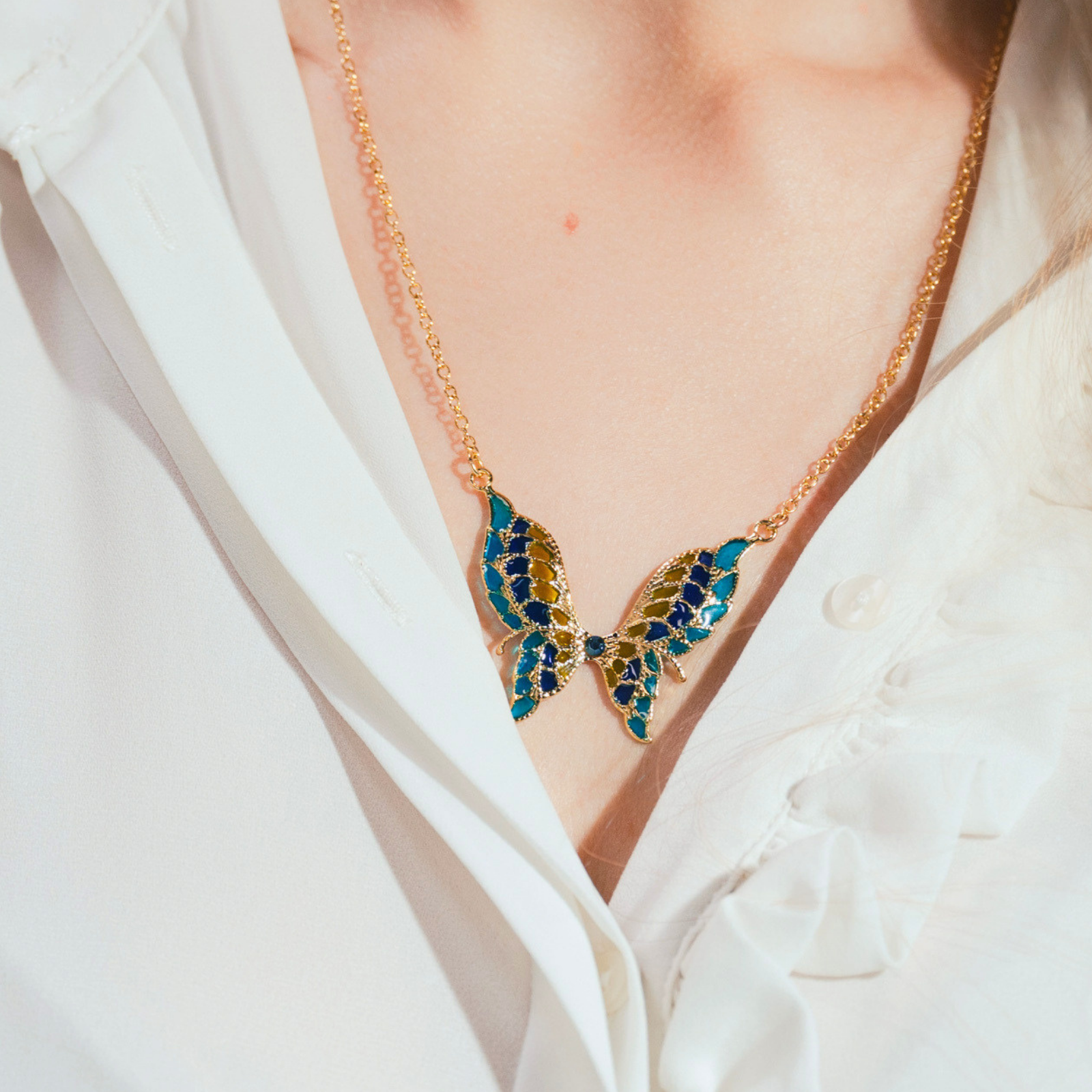 Collier Papilio Doré
