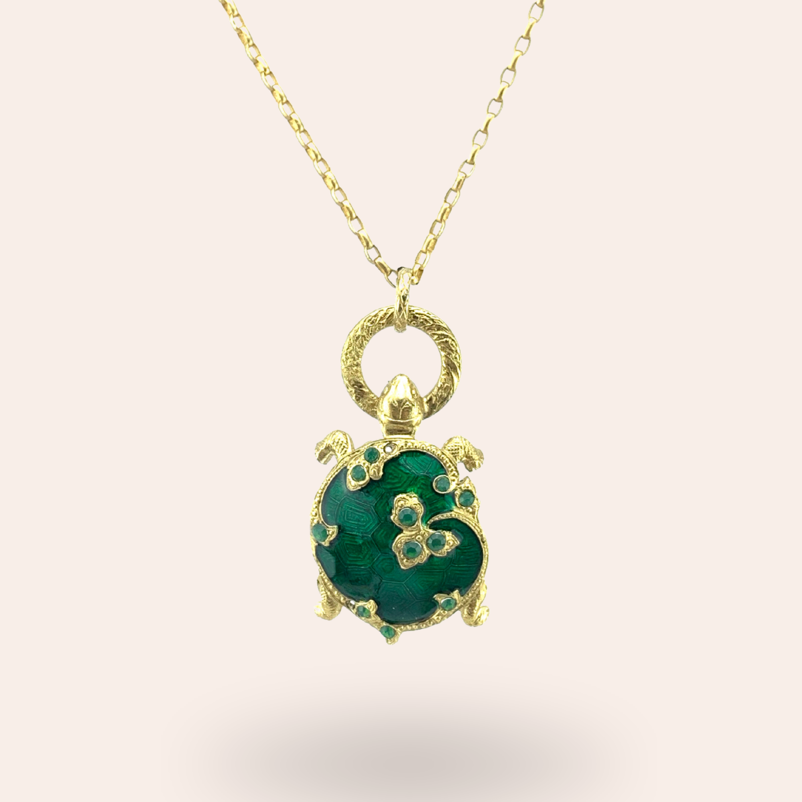 Collier Tortue Doré