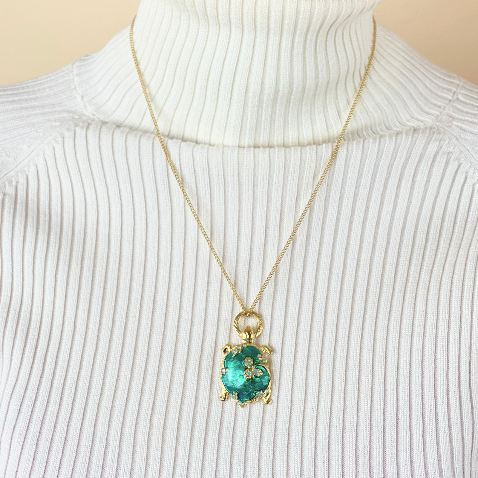 Collier Tortue Doré