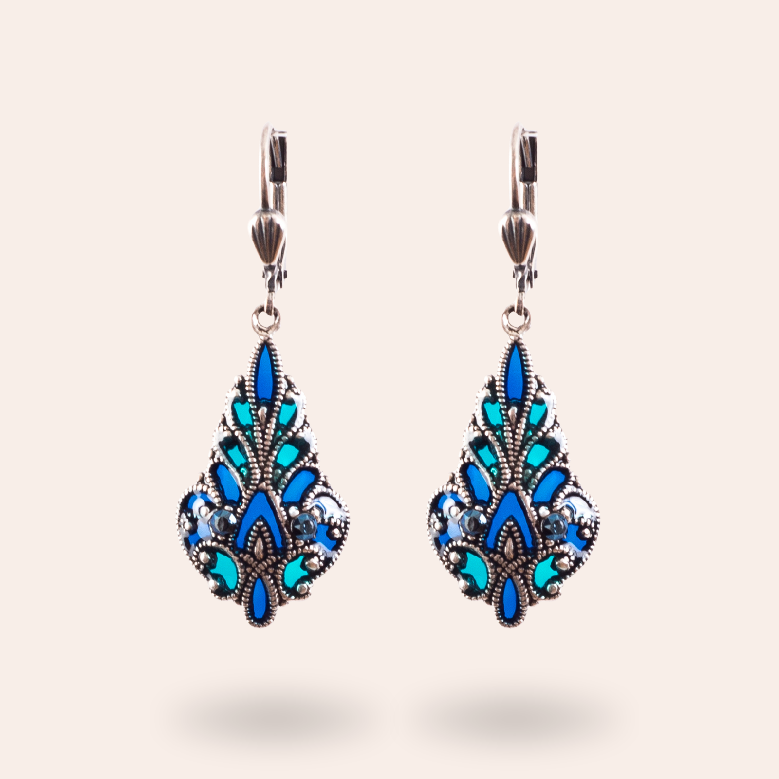 Boucles d'oreilles Mosaïque