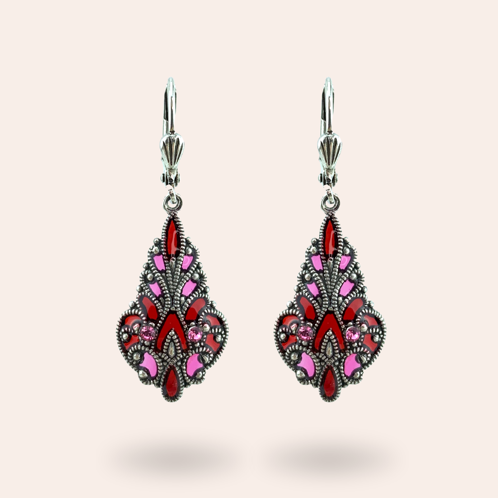Boucles d'oreilles Mosaïque