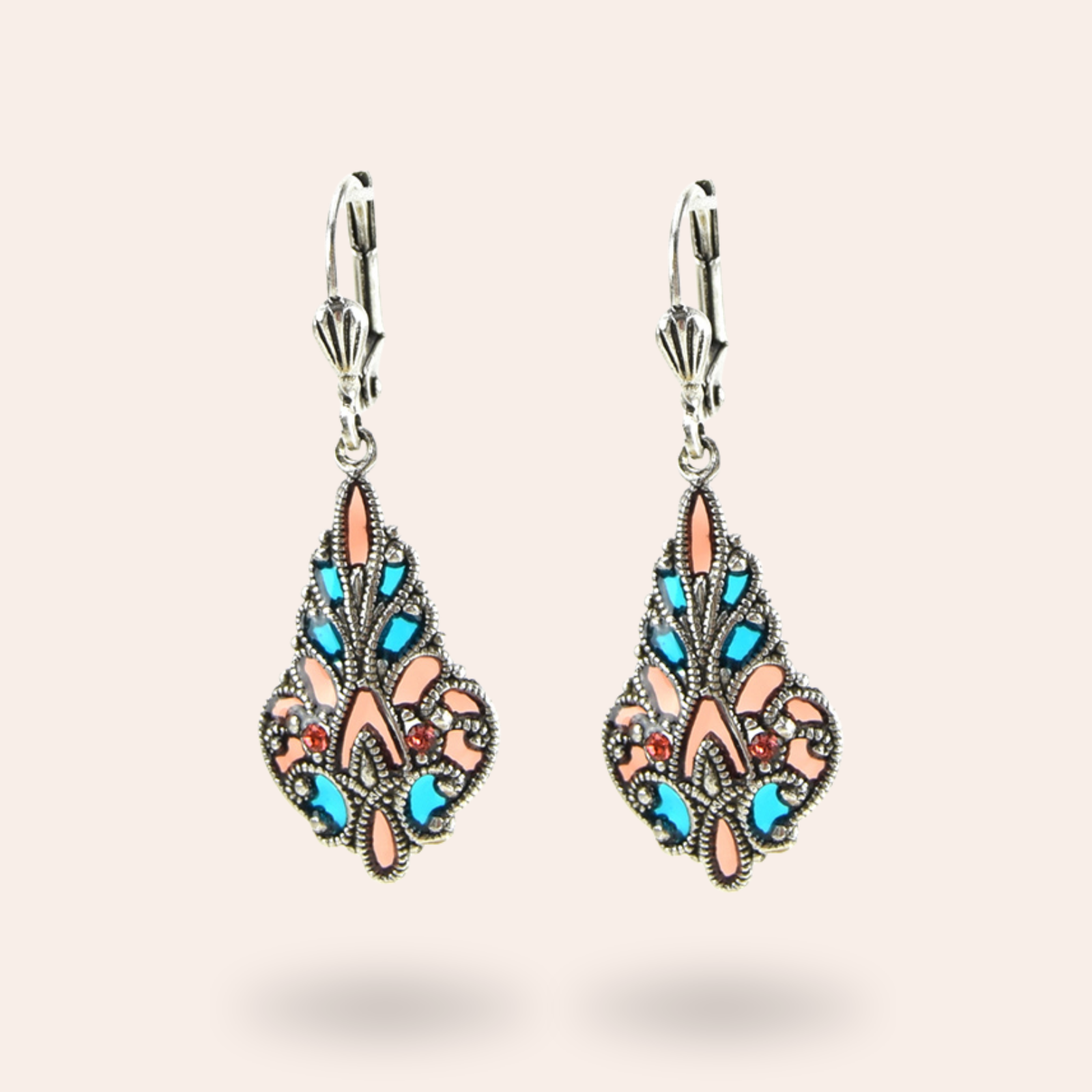 Boucles d'oreilles Mosaïque