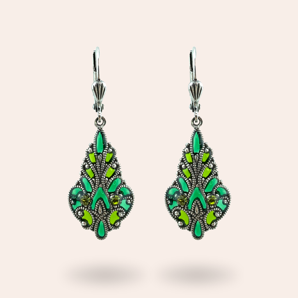 Boucles d'oreilles Mosaïque
