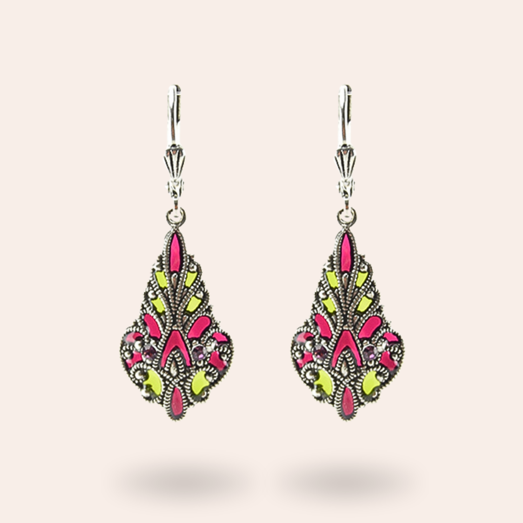 Boucles d'oreilles Mosaïque