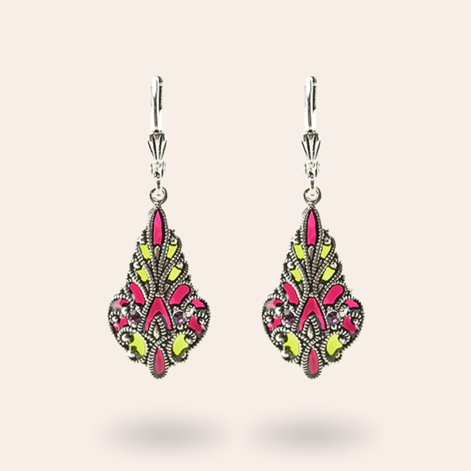 Boucles d'oreilles Mosaïque