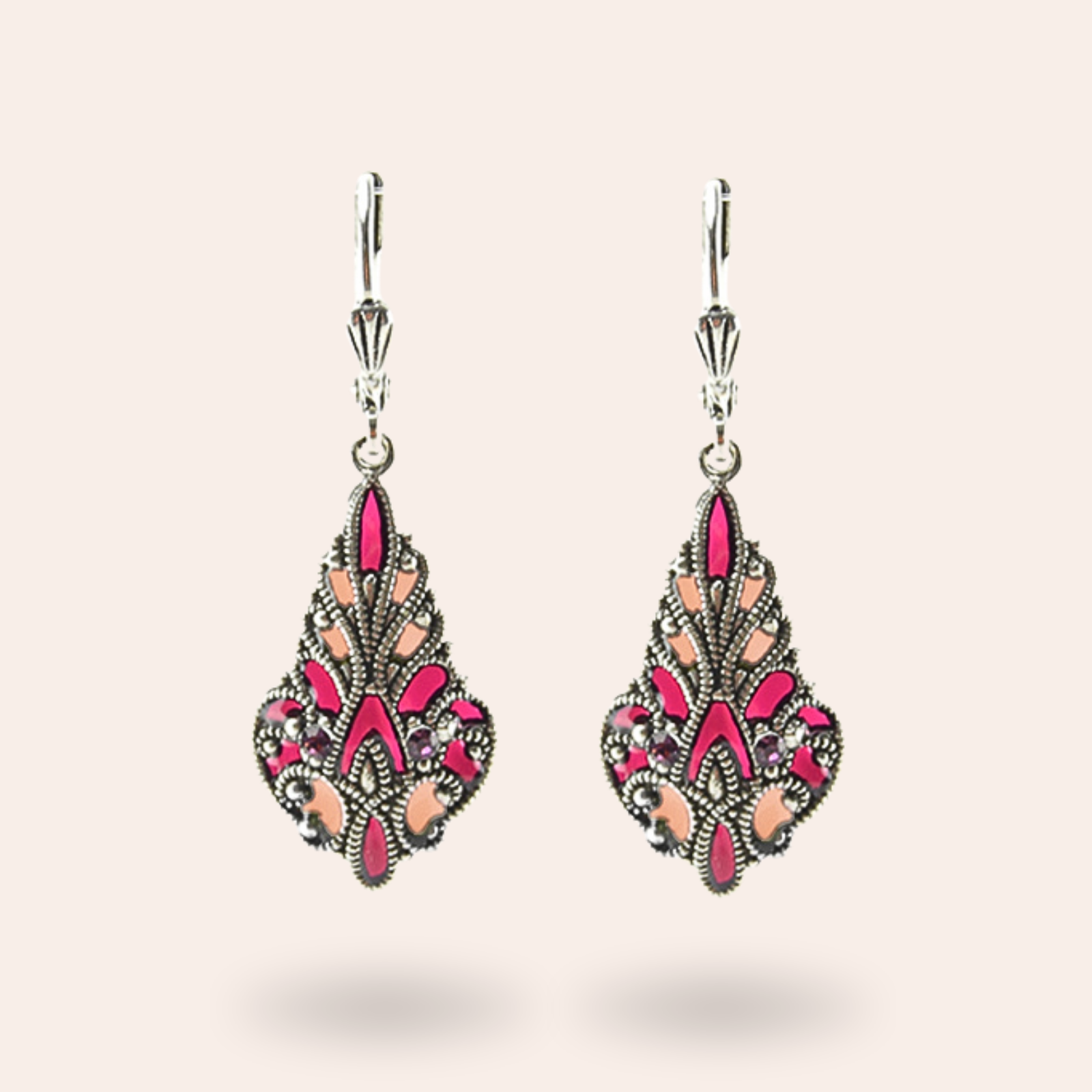 Boucles d'oreilles Mosaïque