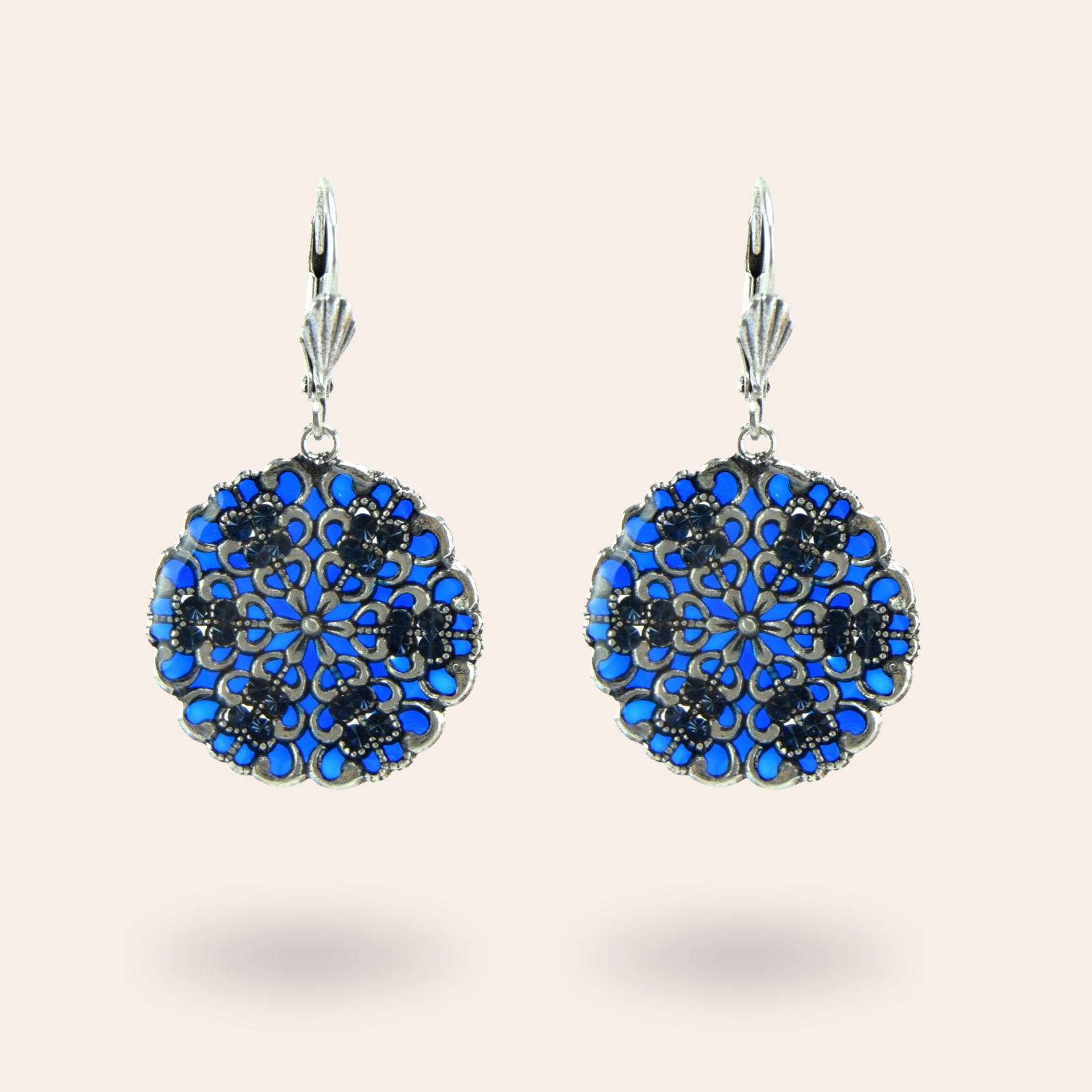 Boucles d'oreilles Fleuries