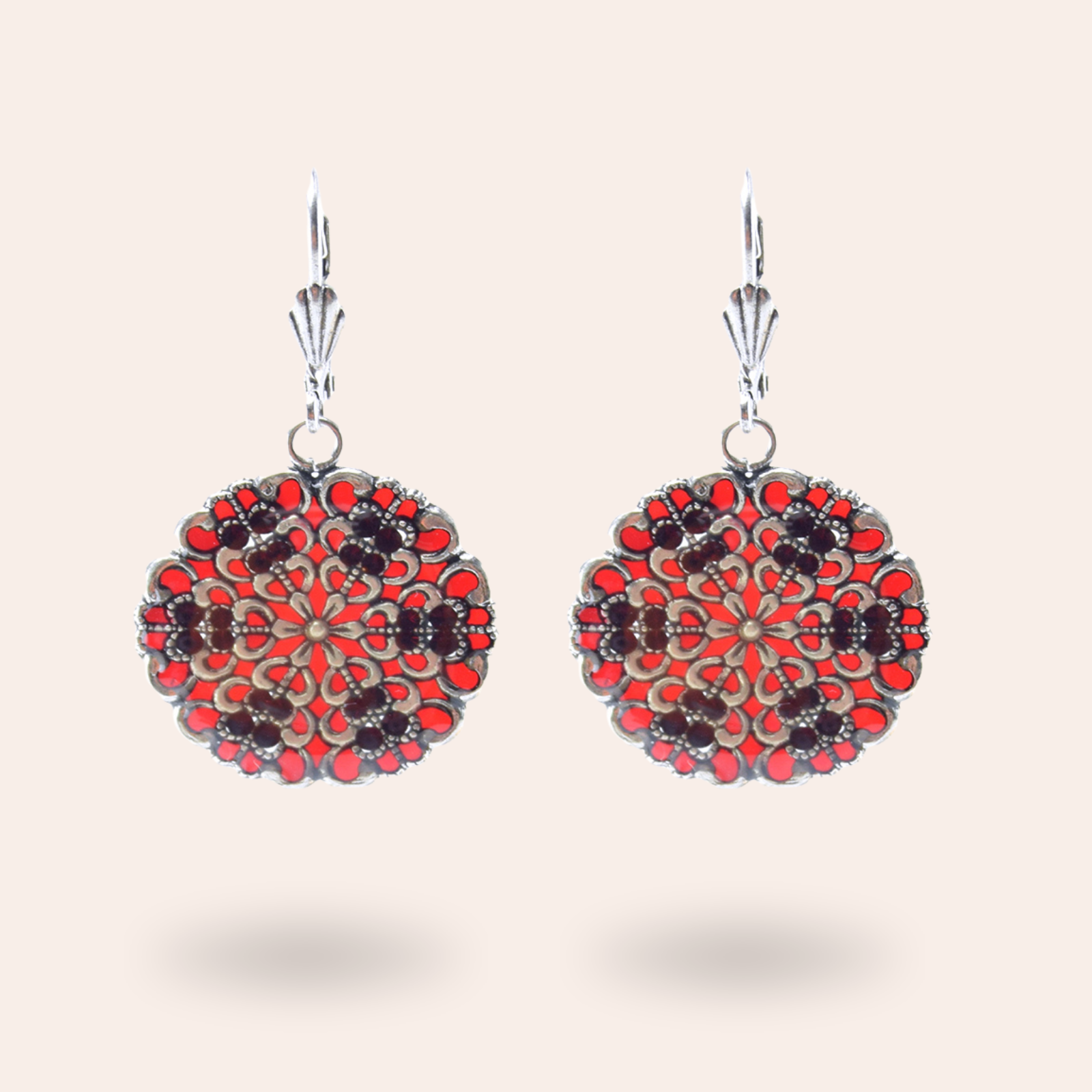 Boucles d'oreilles Fleuries