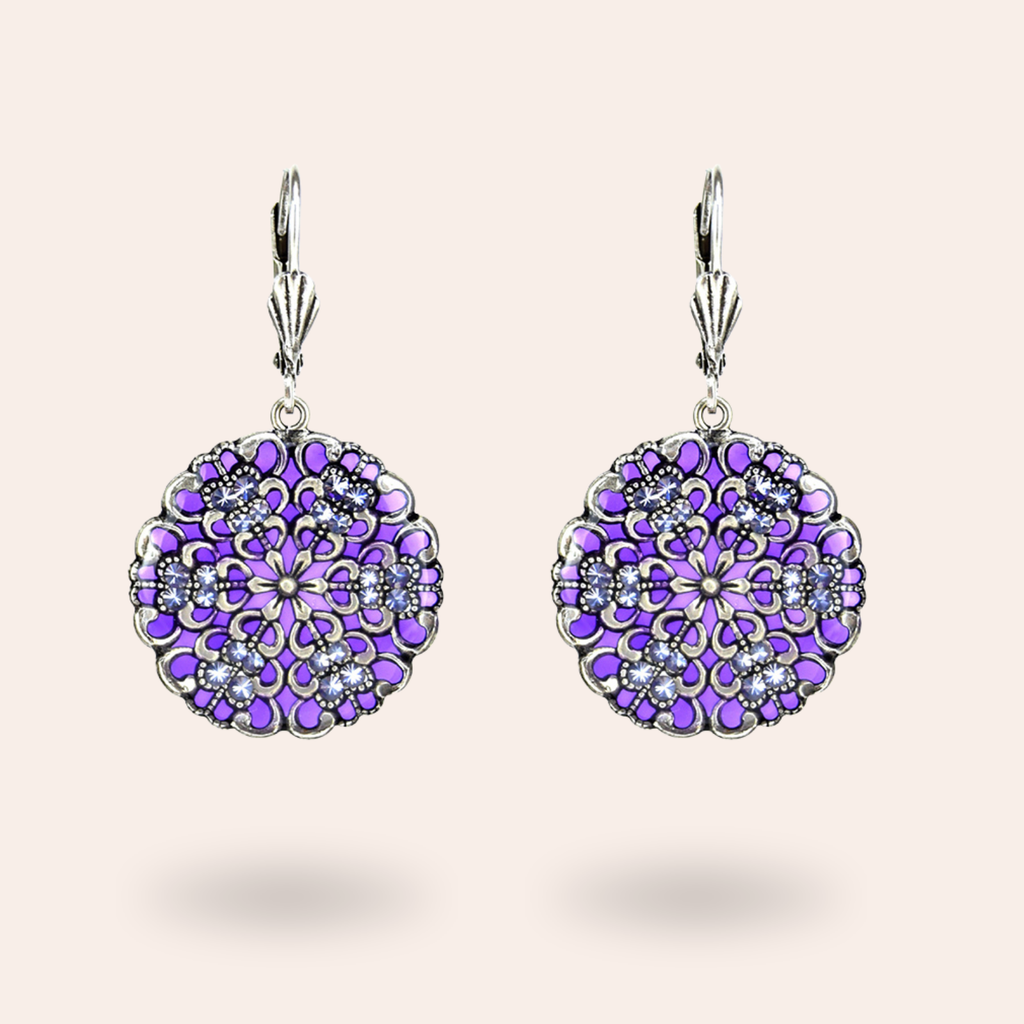 Boucles d'oreilles Fleuries
