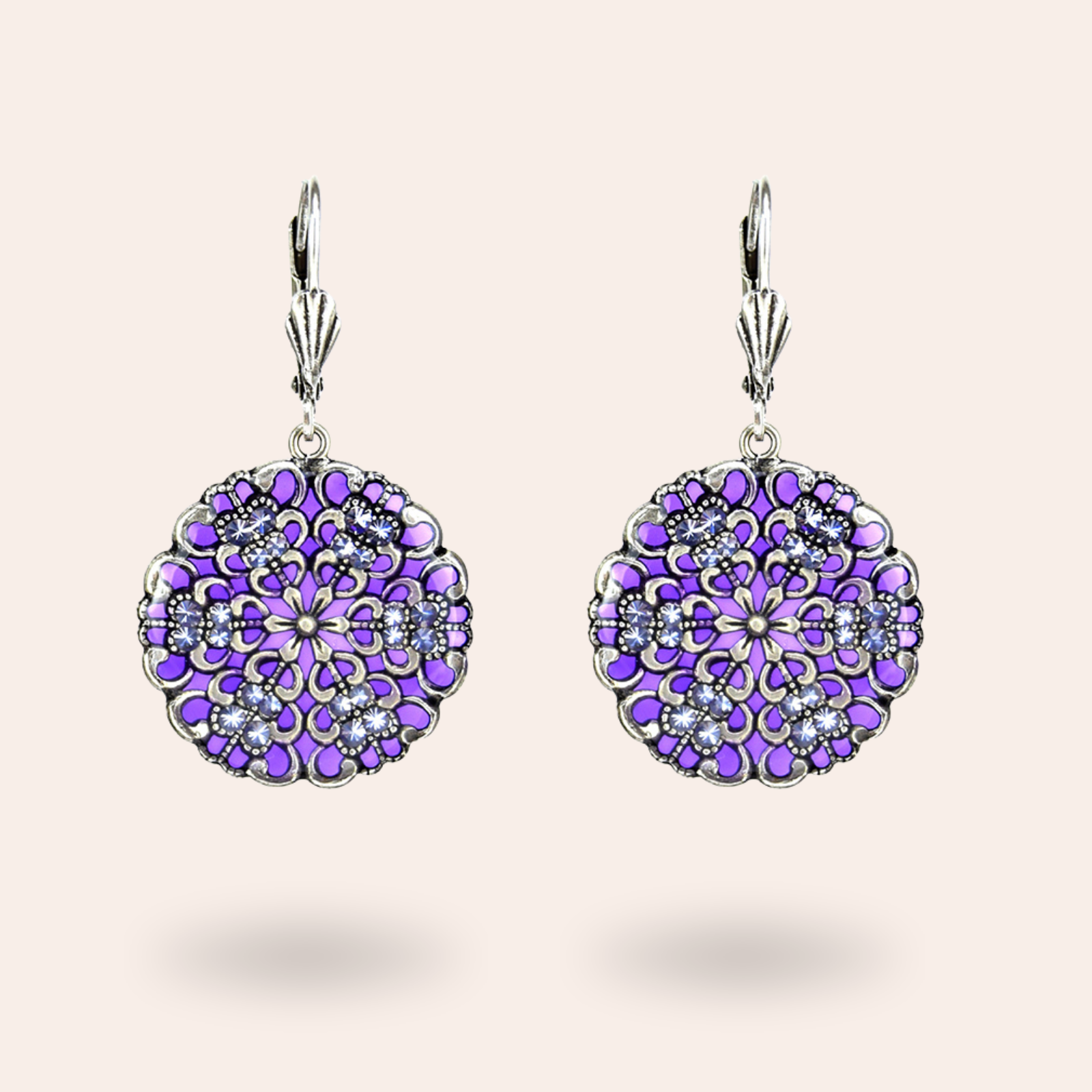 Boucles d'oreilles Fleuries