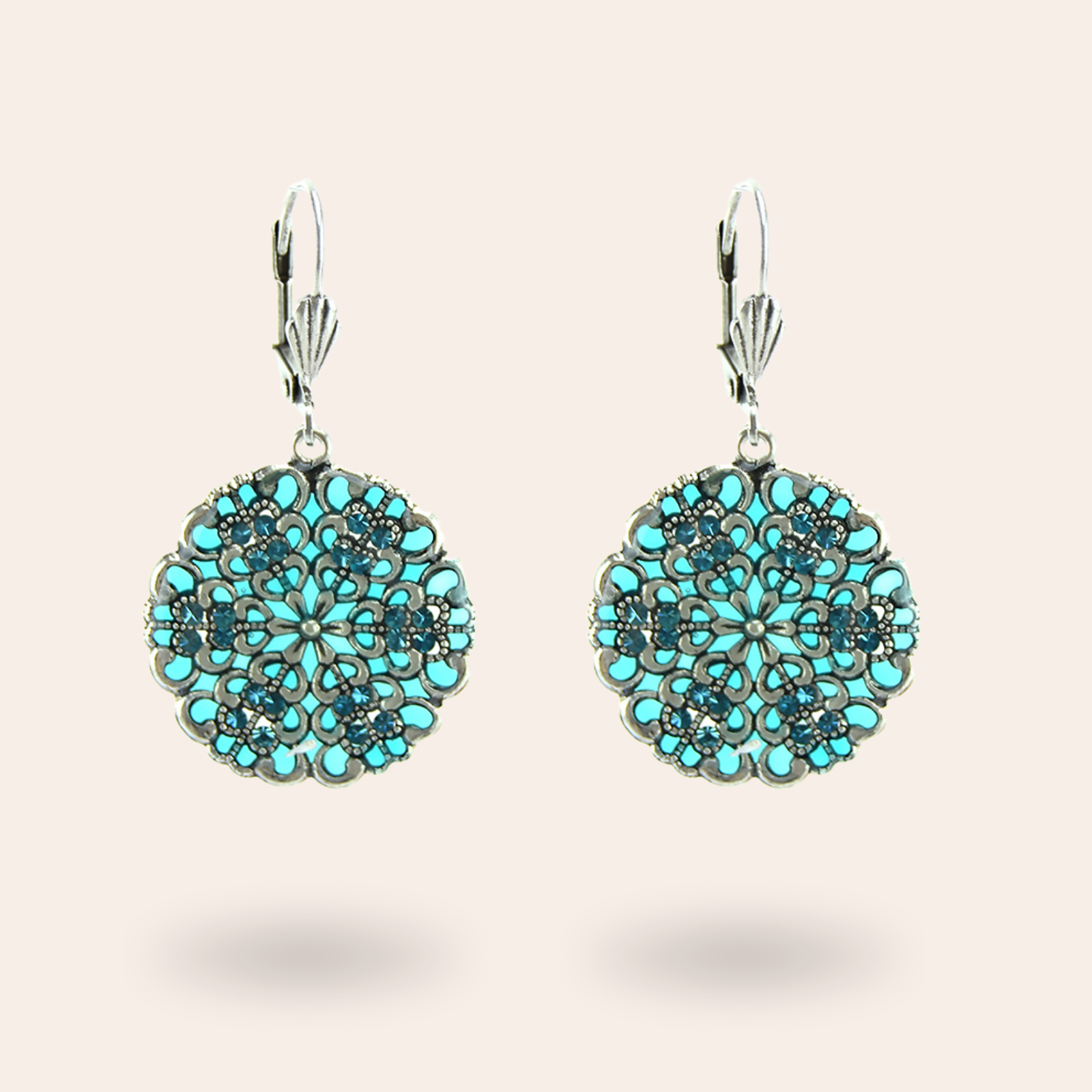 Boucles d'oreilles Fleuries