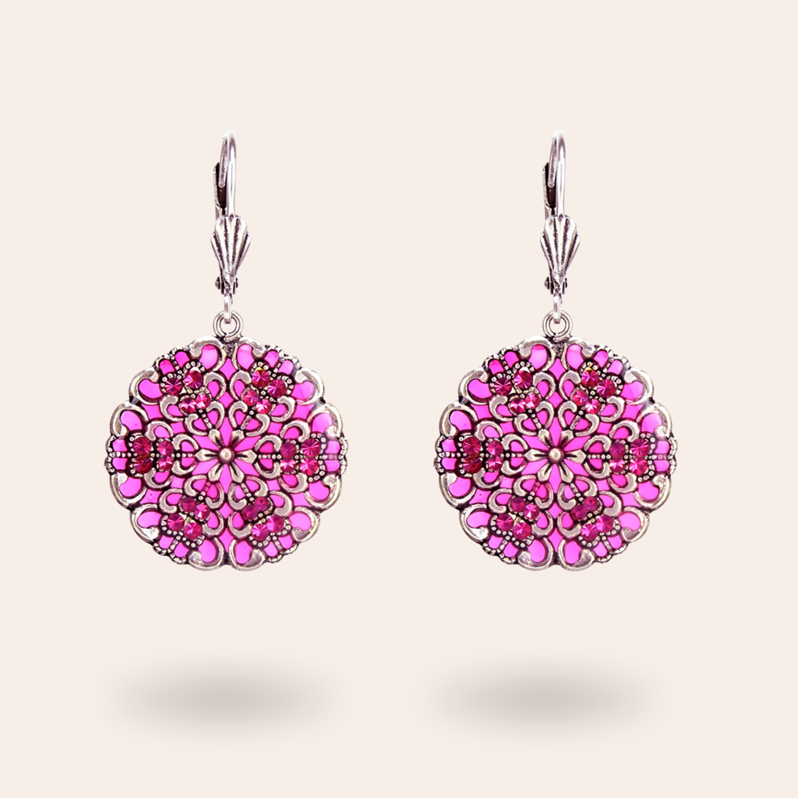 Boucles d'oreilles Fleuries