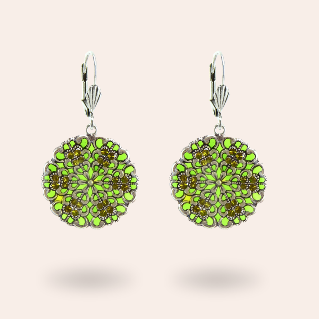 Boucles d'oreilles Fleuries