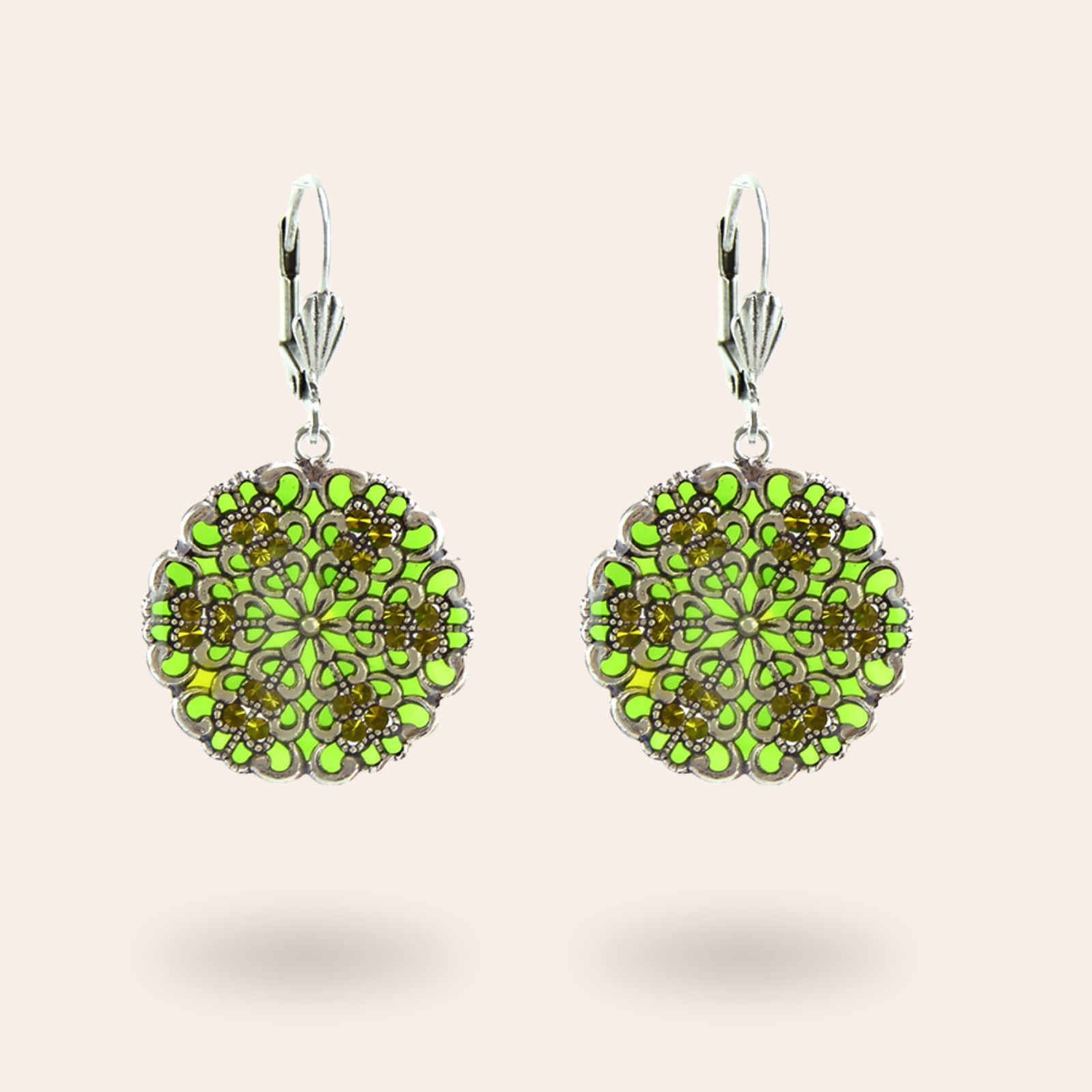 Boucles d'oreilles Fleuries