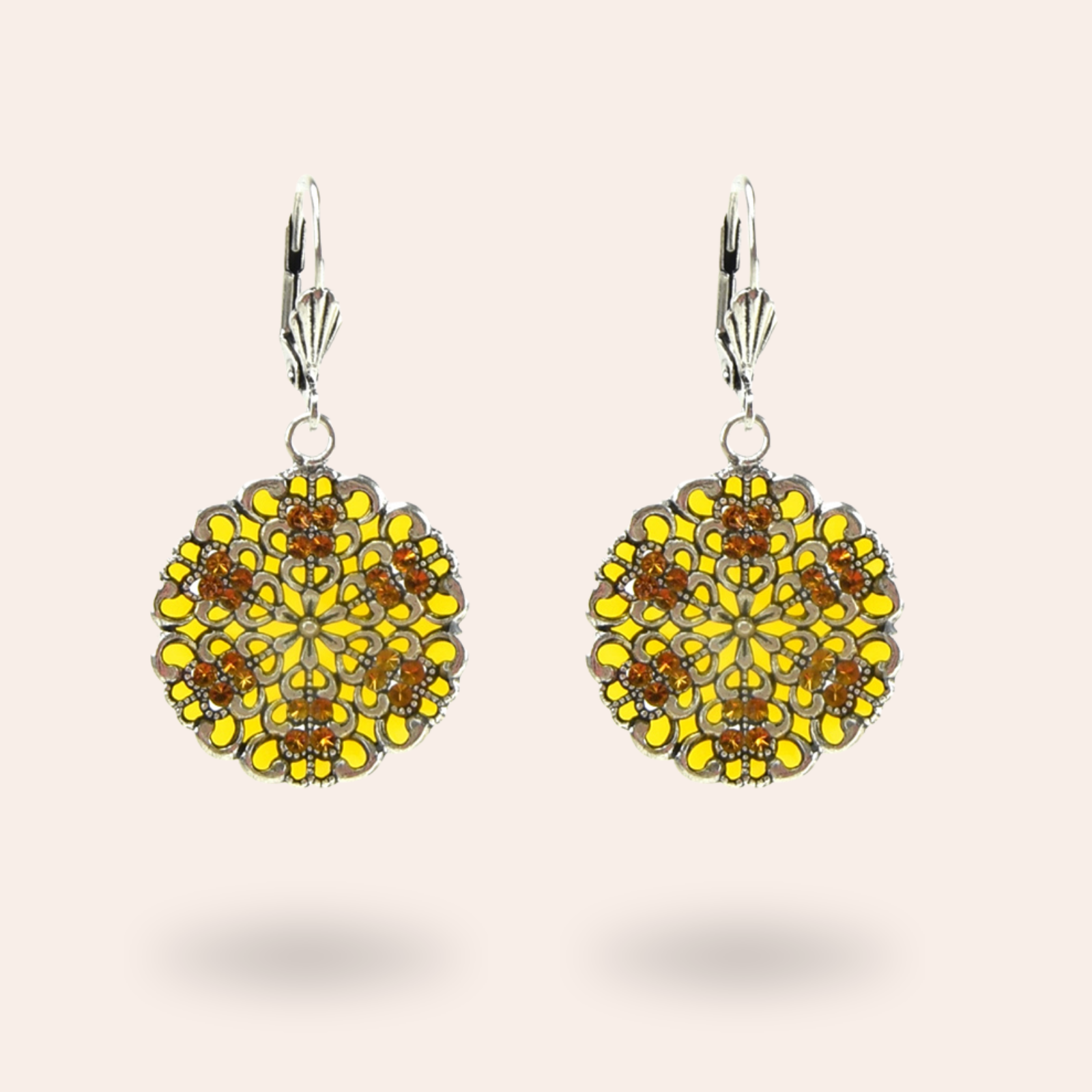 Boucles d'oreilles Fleuries