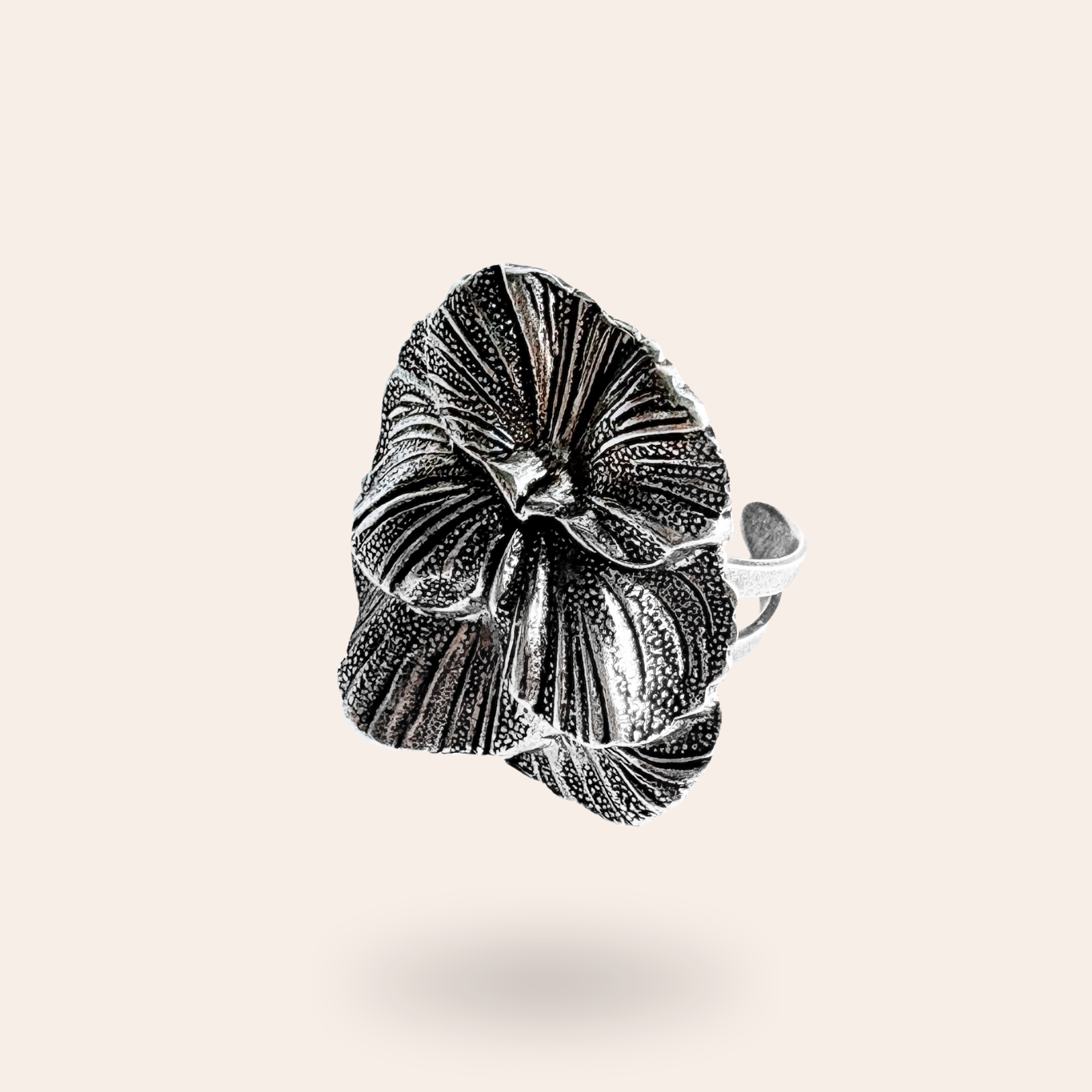 Bague Crocus Argentée
