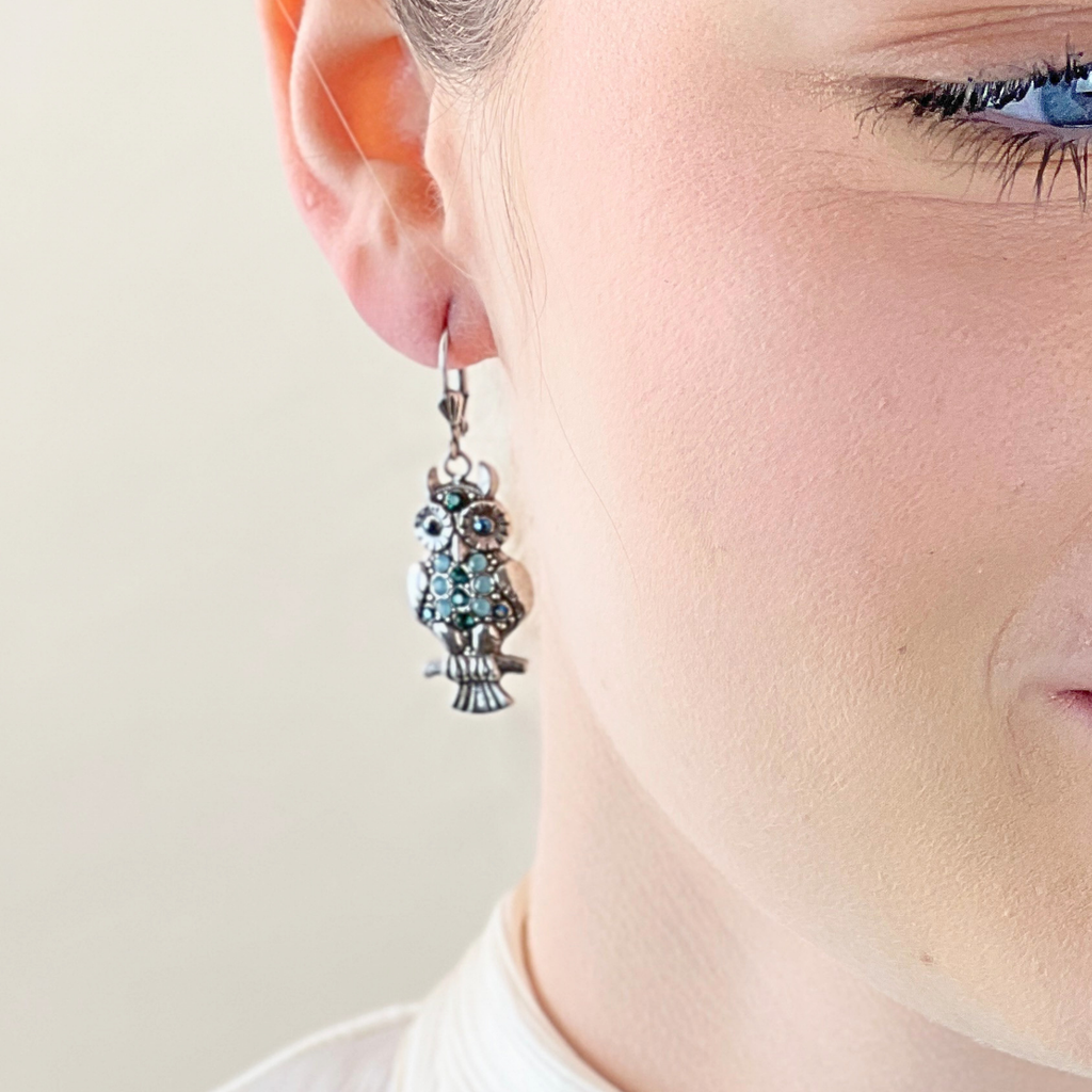Boucles d'oreilles Chouettes