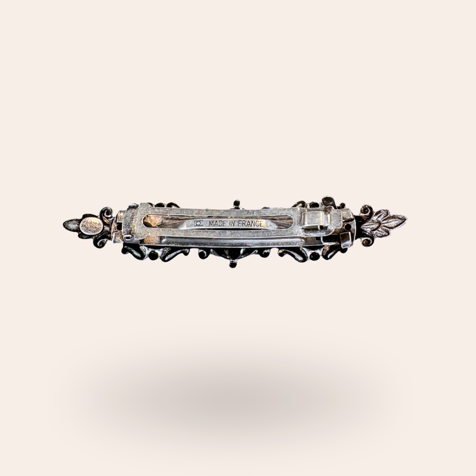 Barrette Croix Argentée
