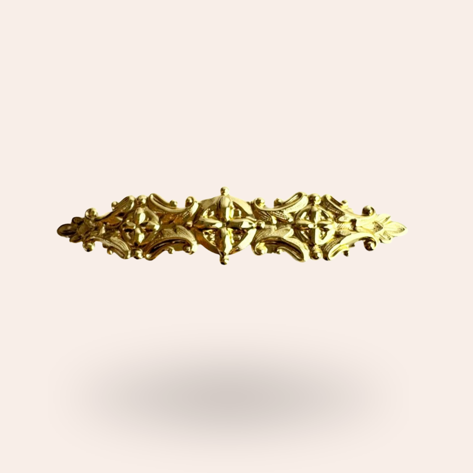 Barrette Croix Dorée