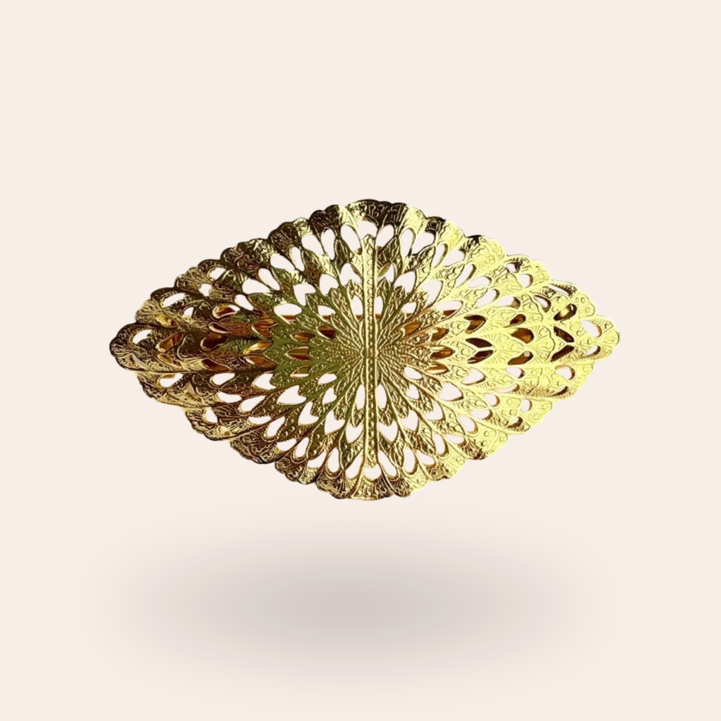 Barrette Ajourée Dorée