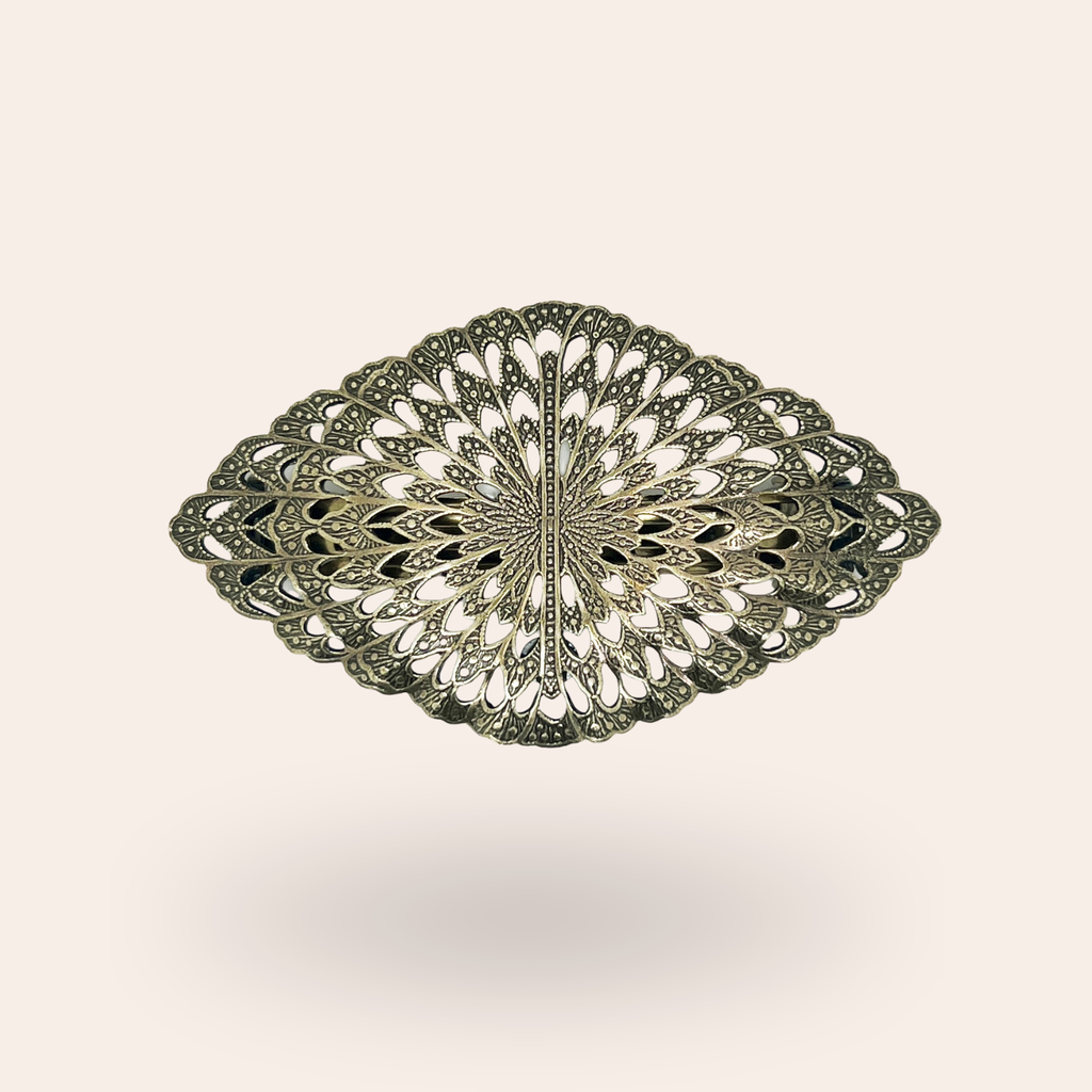 Barrette Ajourée Laiton