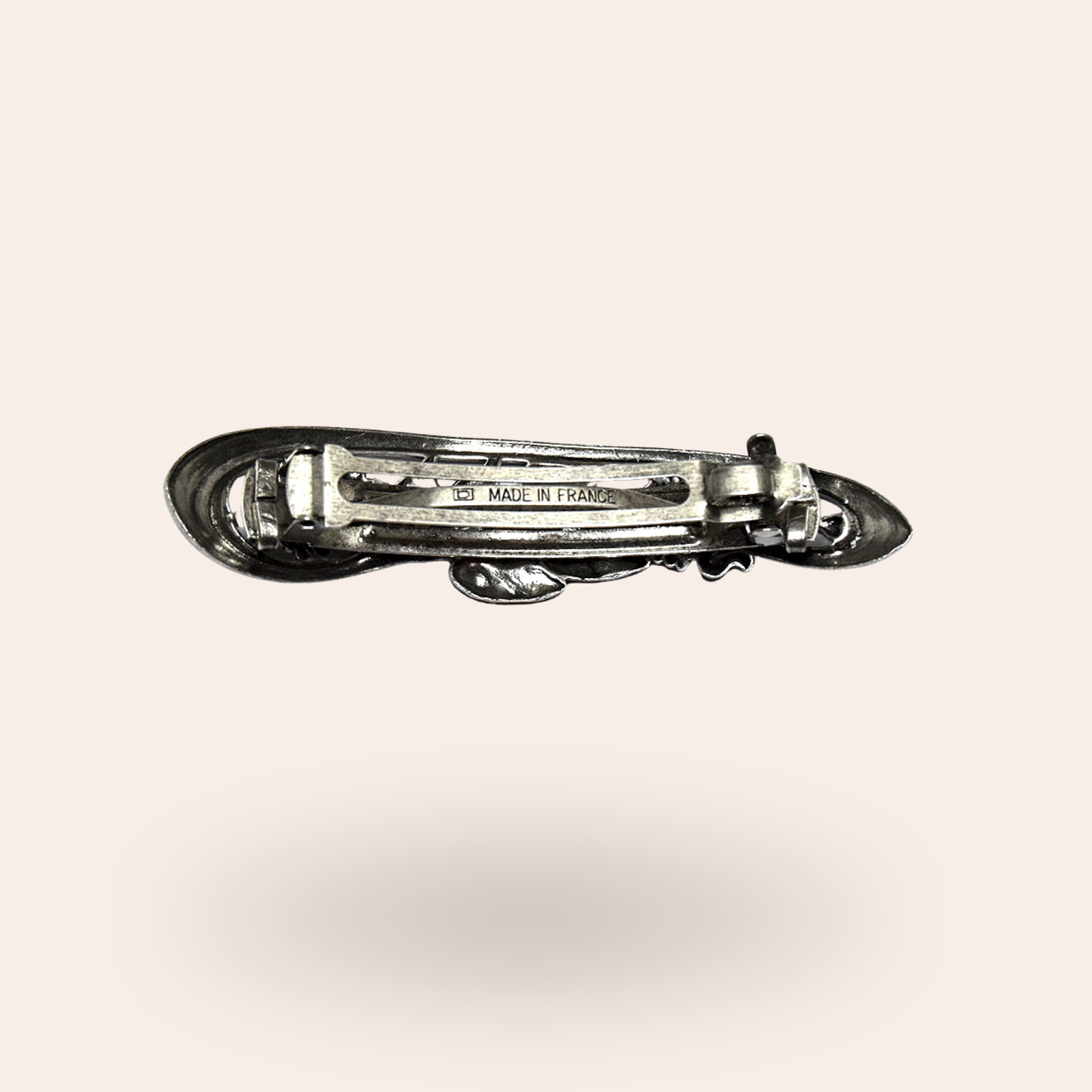 Barrette Lilas Argentée