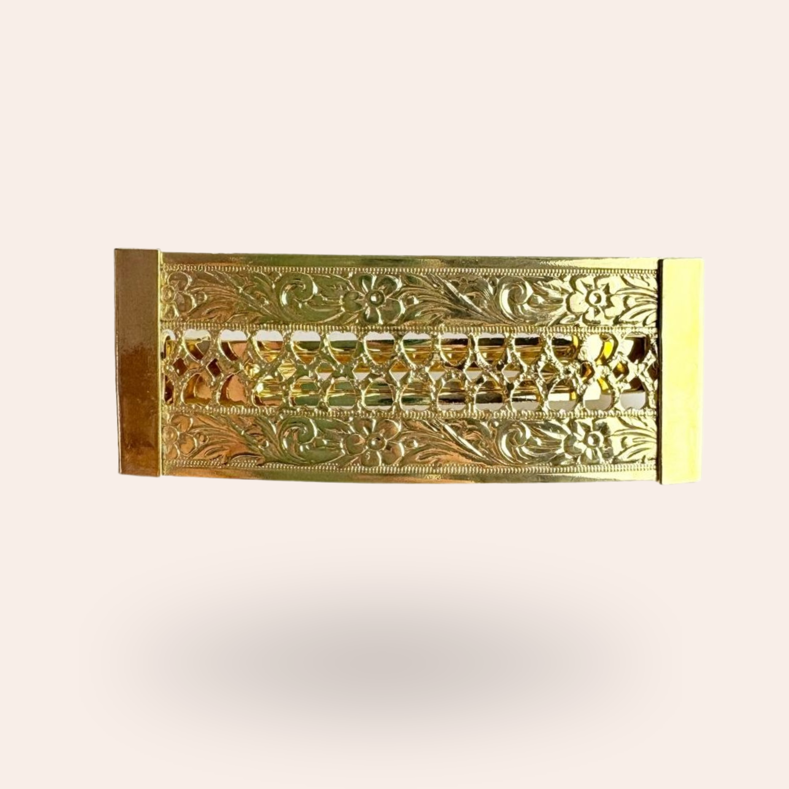 Barrette Petite galerie Dorée