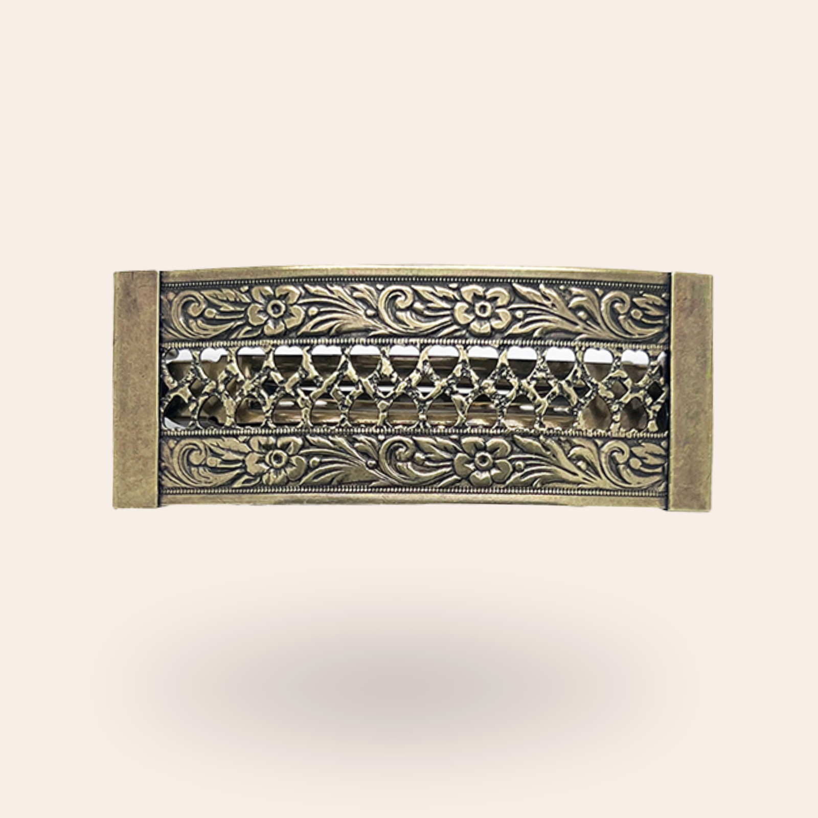 Barrette Petite galerie Laiton