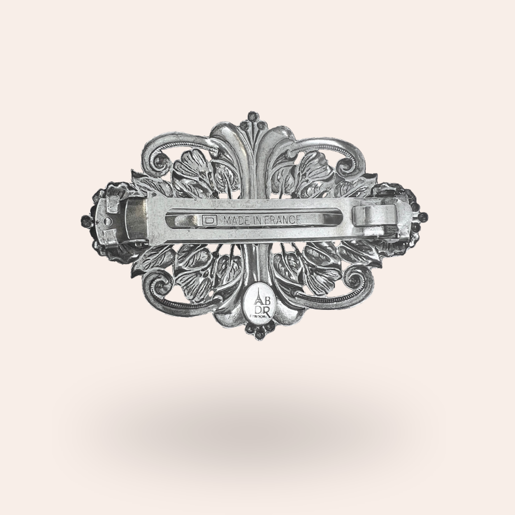 Barrette Bouquet Argentée