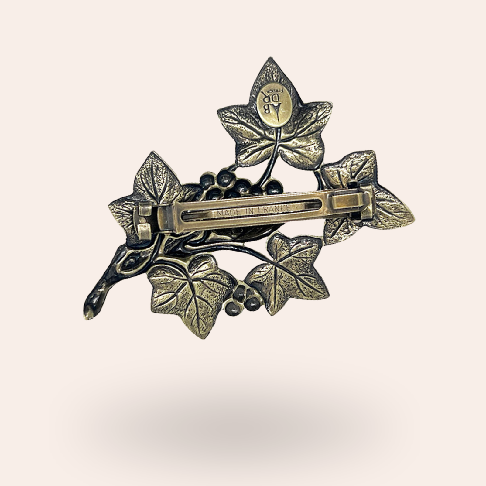 Barrette Lierre Laiton