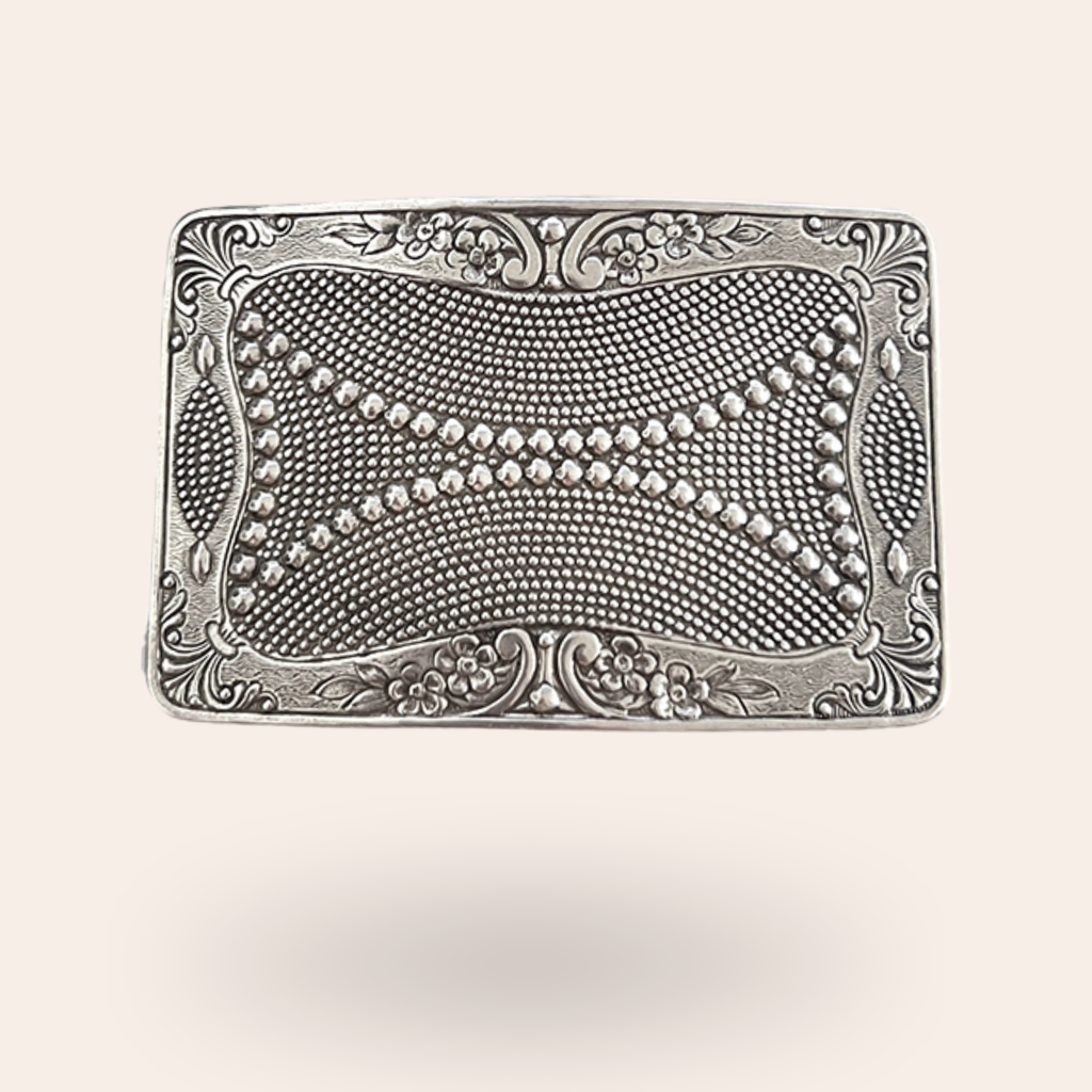 Barrette Bouclier Argentée