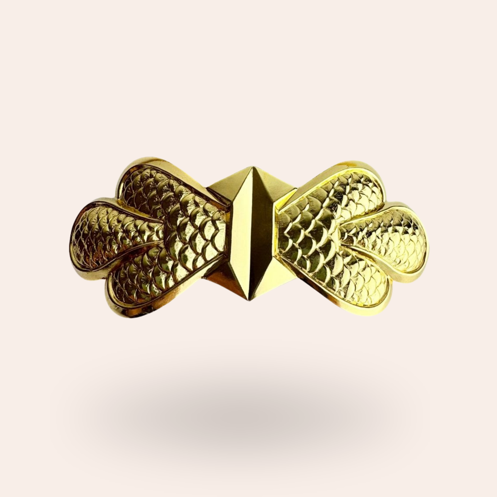 Barrette Ecailles Dorée