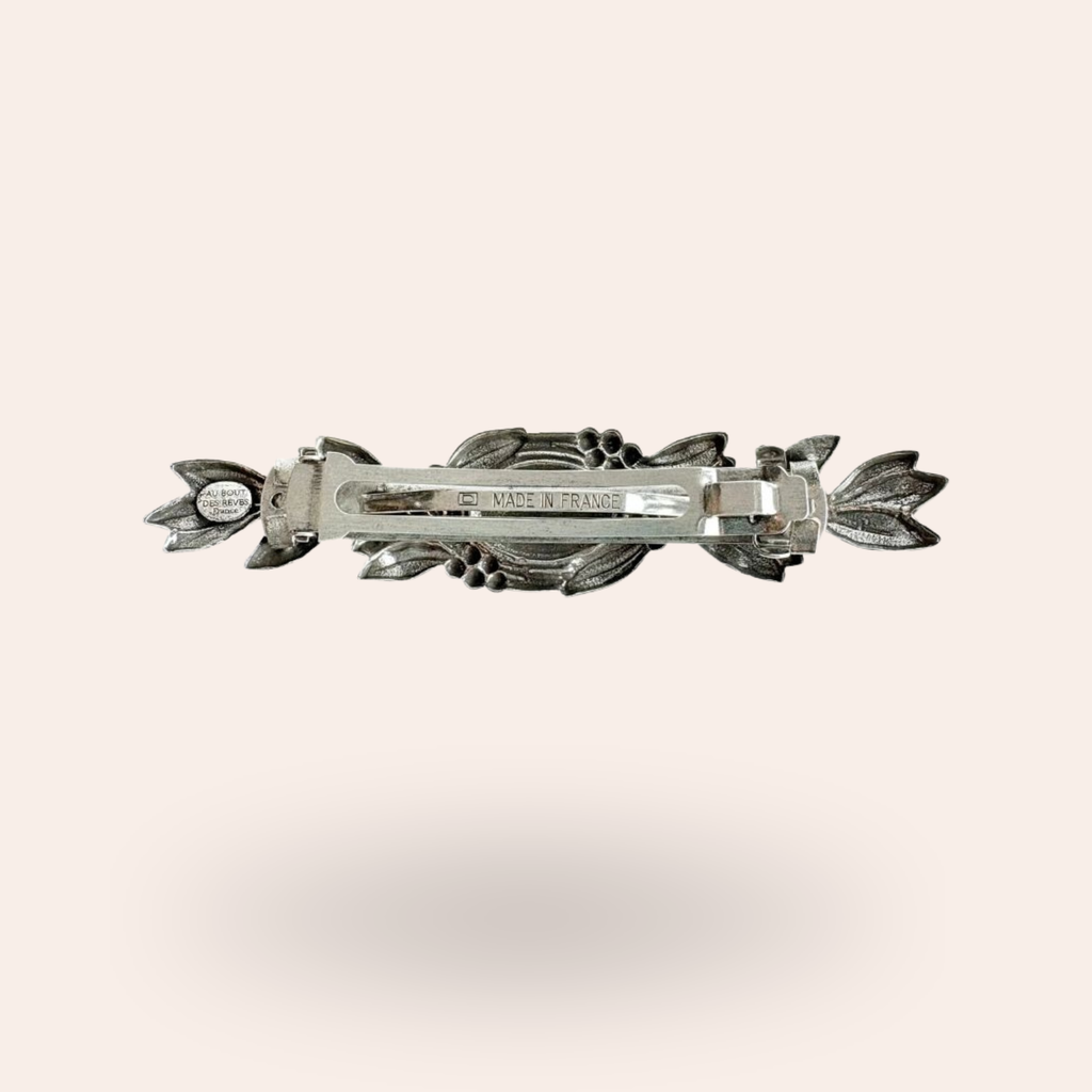 Barrette Nacrée Argentée