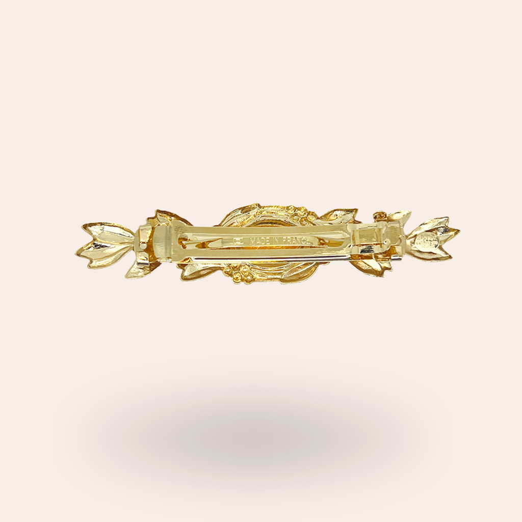 Barrette Nacrée Dorée