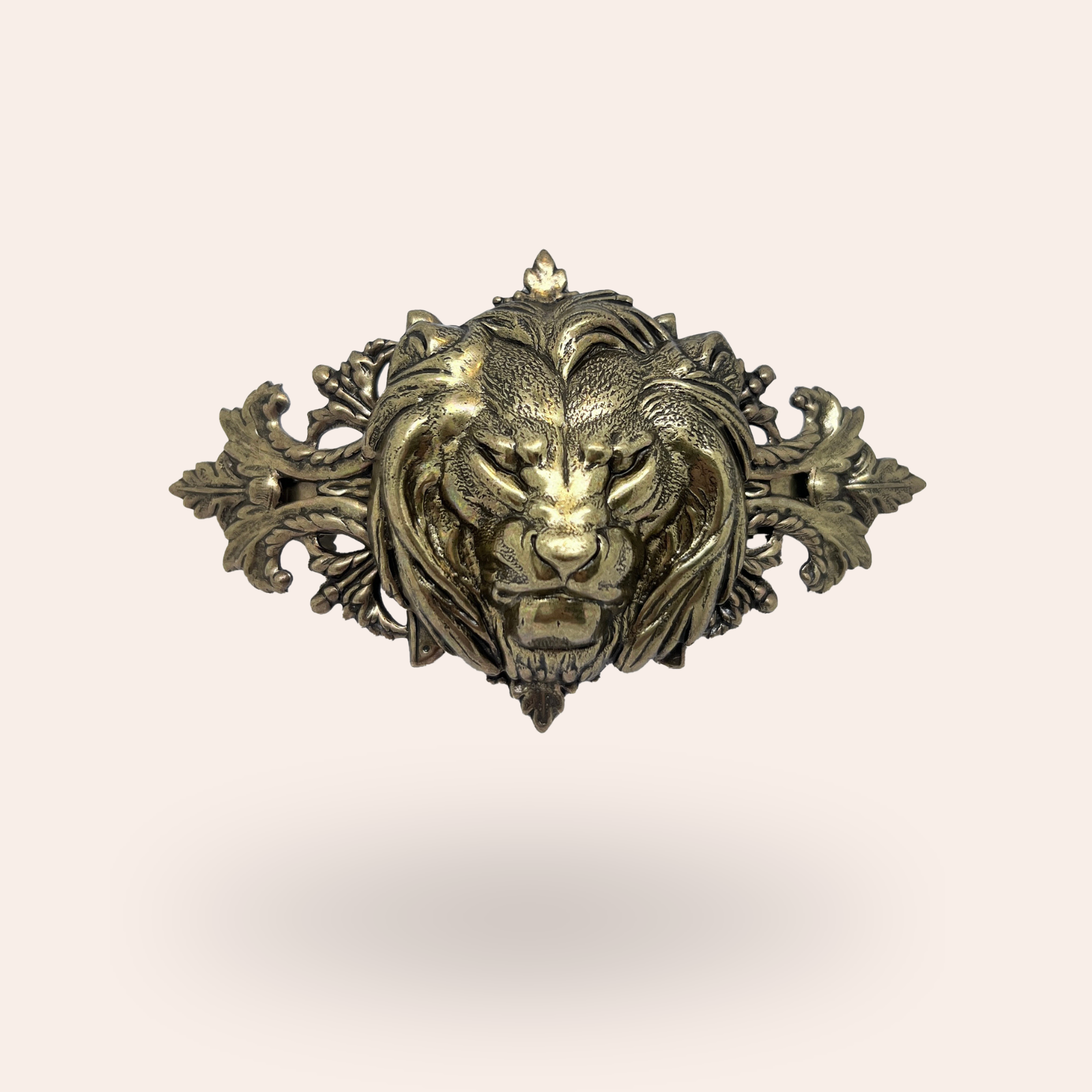 Barrette Lion Laiton
